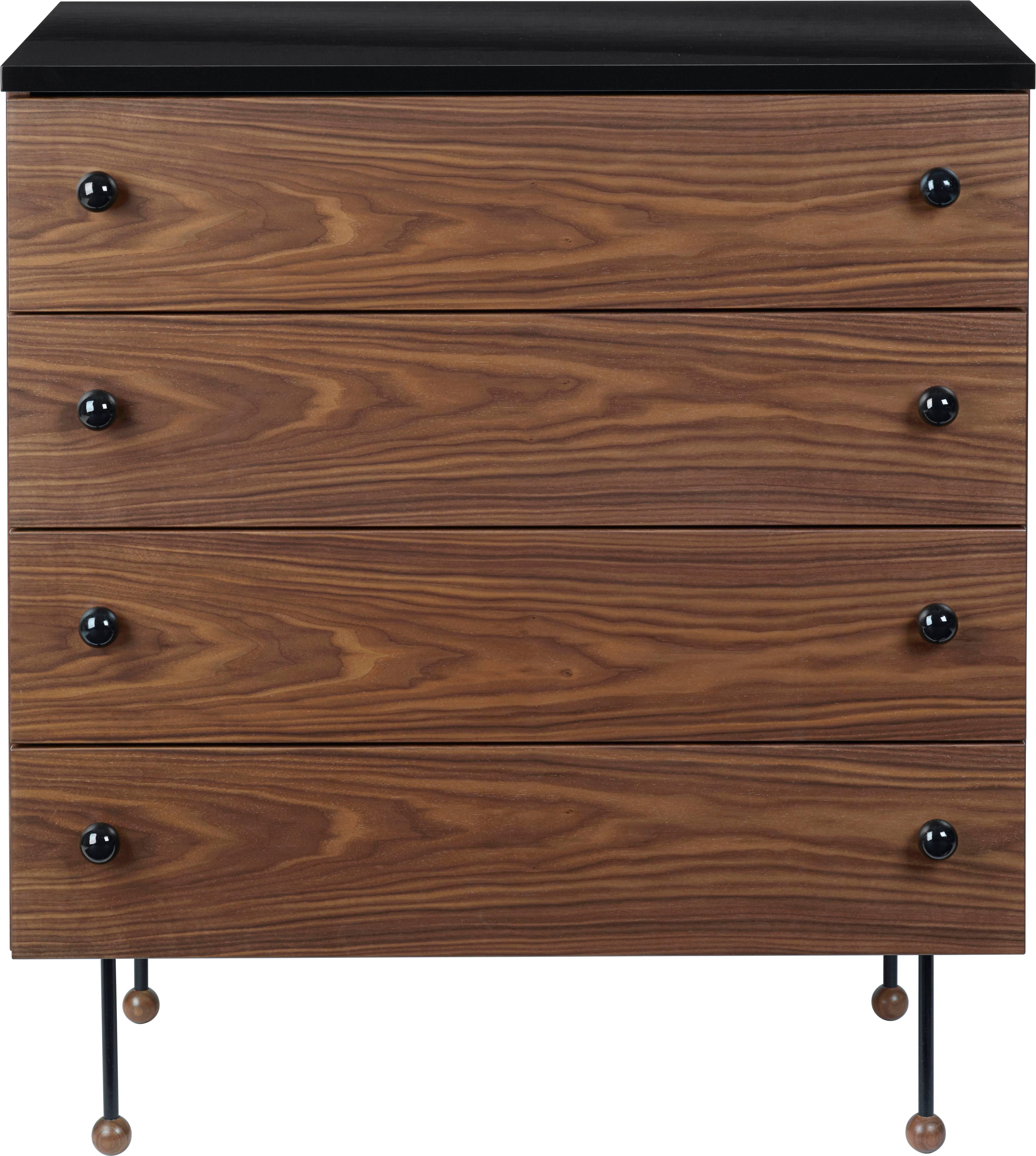 Powder-Coated Greta Magnusson Grossman Series 62 Four-Drawer Dresser