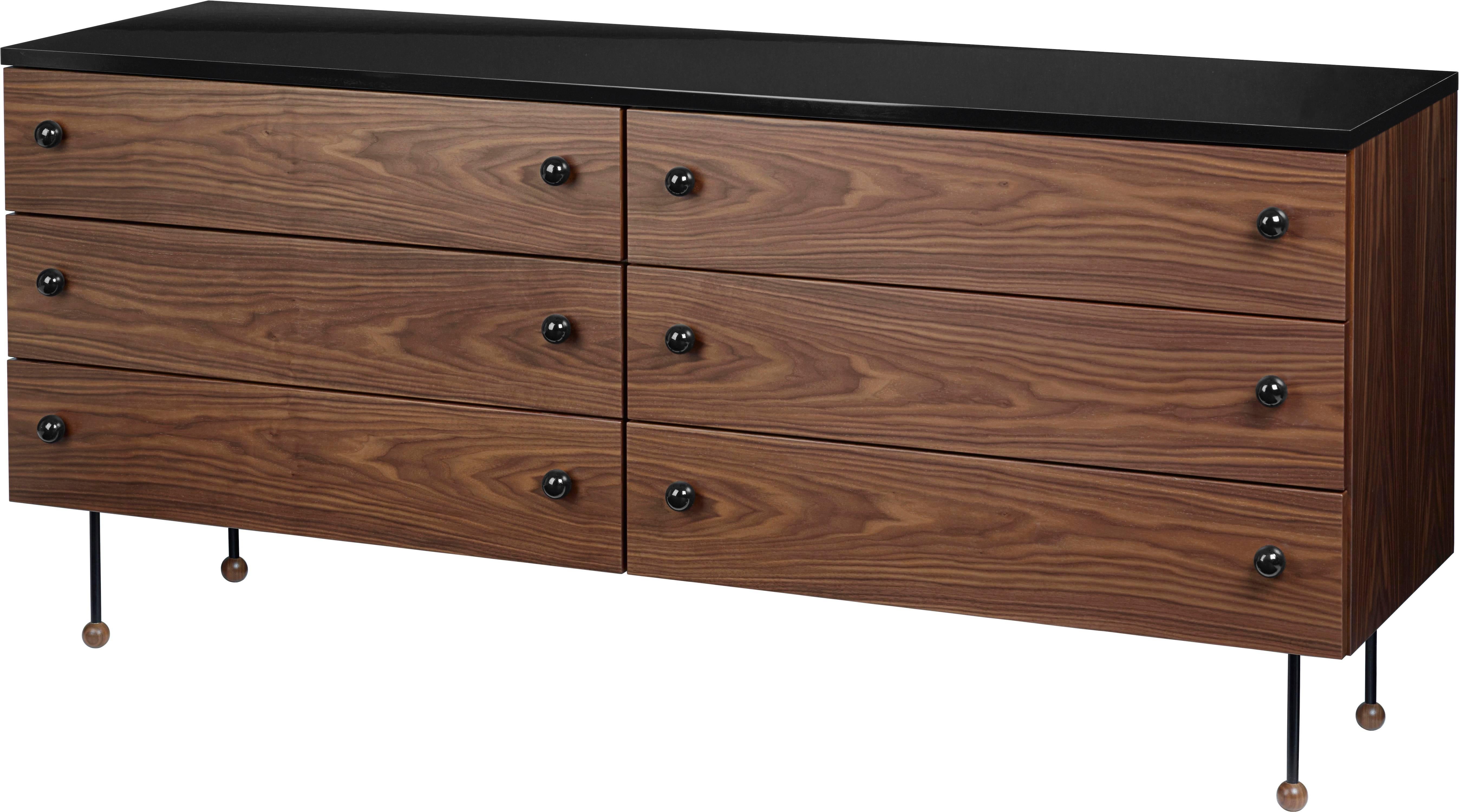 Scandinavian Modern Greta Magnusson Grossman 'Series 62' Six-Drawer Dresser For Sale