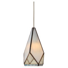 Greta Pendant - White / Abalone
