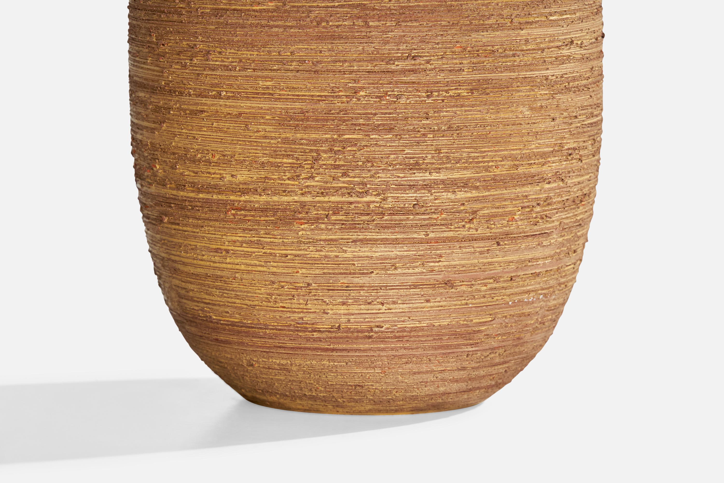 Cotto Greta Runeborg, Vaso, Terracotta, Svezia, anni '40 in vendita