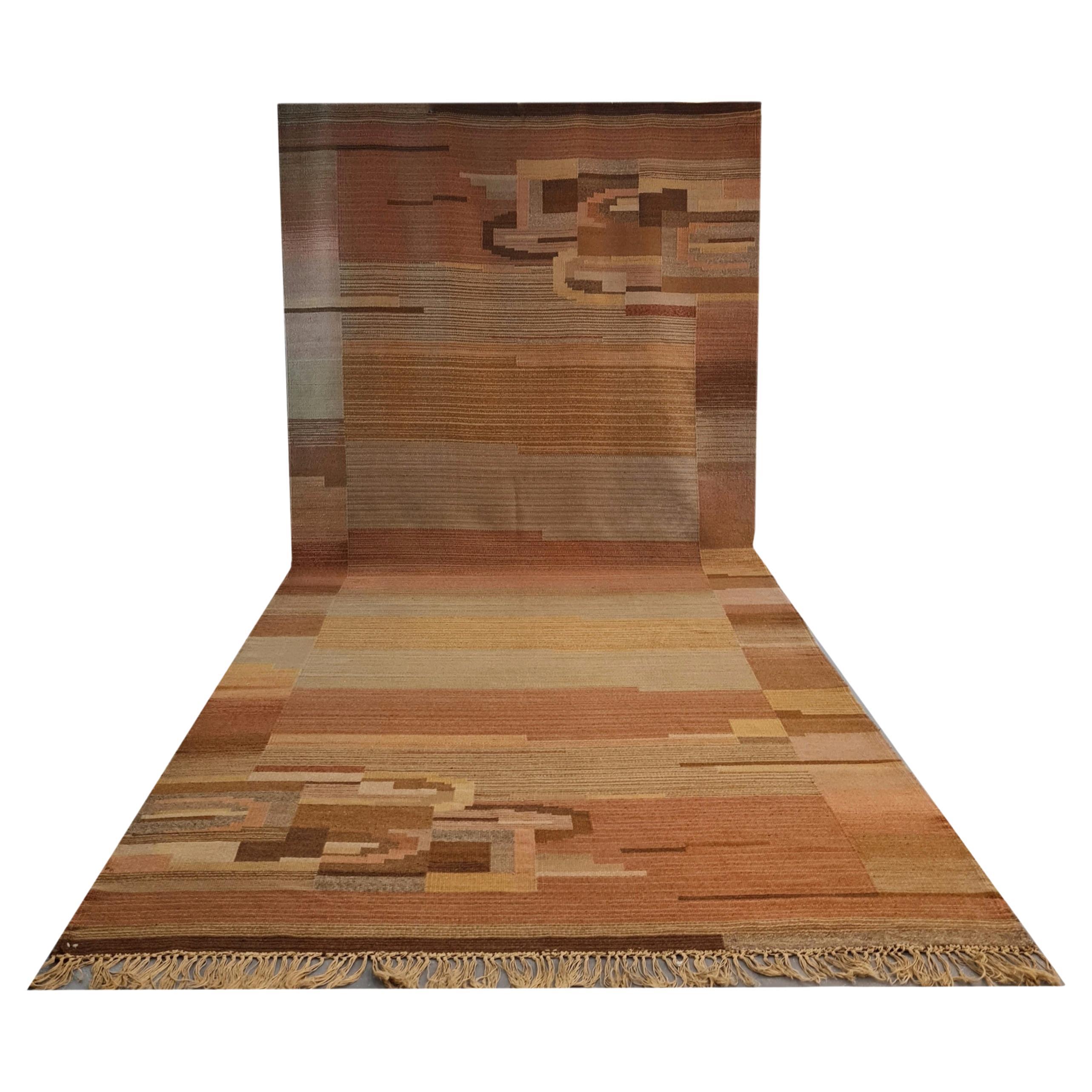 Greta Skogster-Lehtinen, Finnish Flat-Weave Carpet For Sale