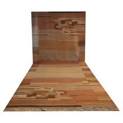 Vintage Greta Skogster-Lehtinen, Finnish Flat-Weave Carpet