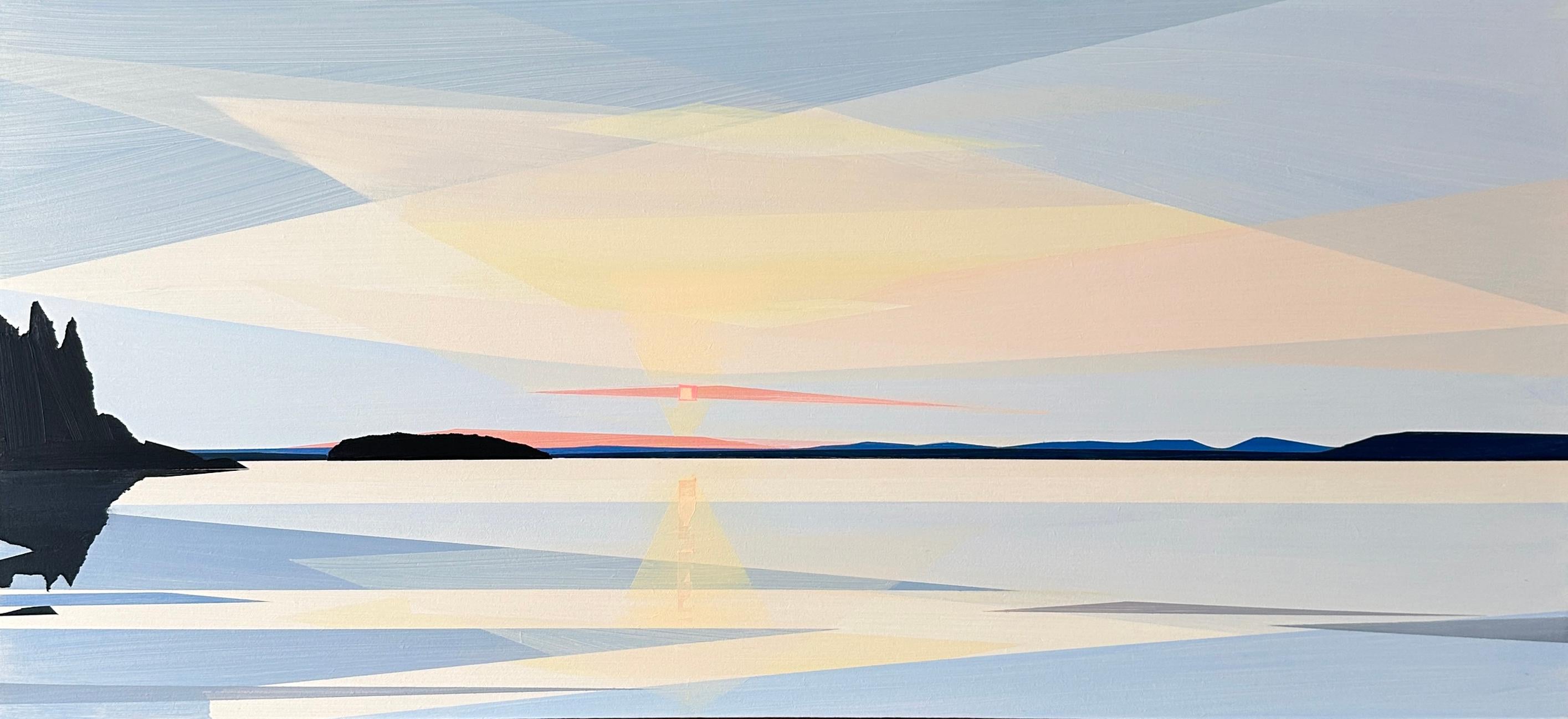 Greta Van Campen Landscape Painting – September an der Penobscot Bay