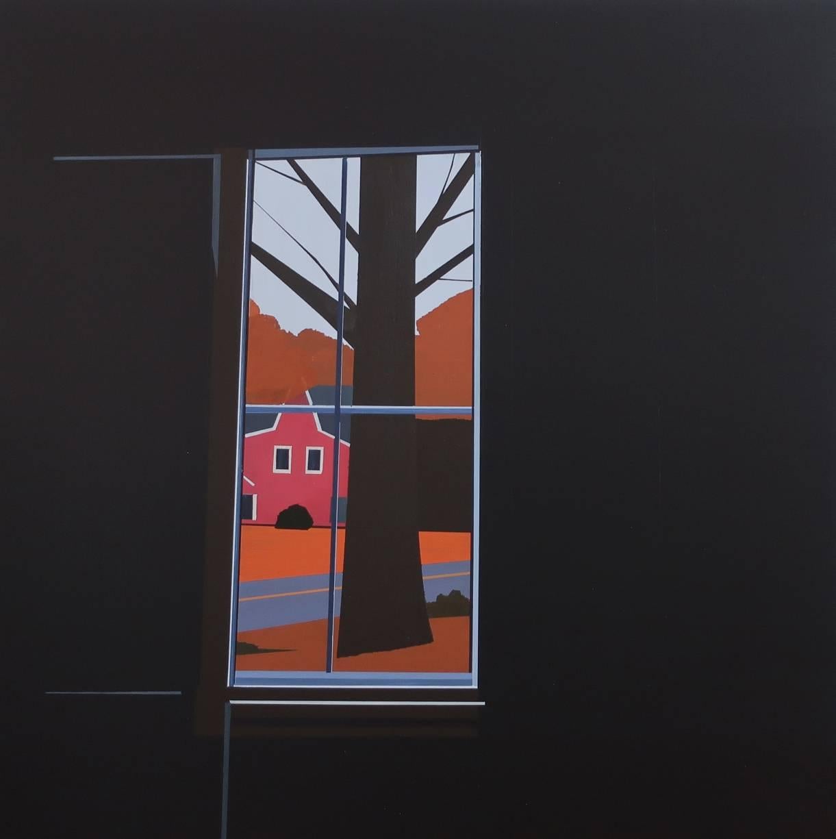 Greta Van Campen Interior Painting - Through Partially Closed Shutters