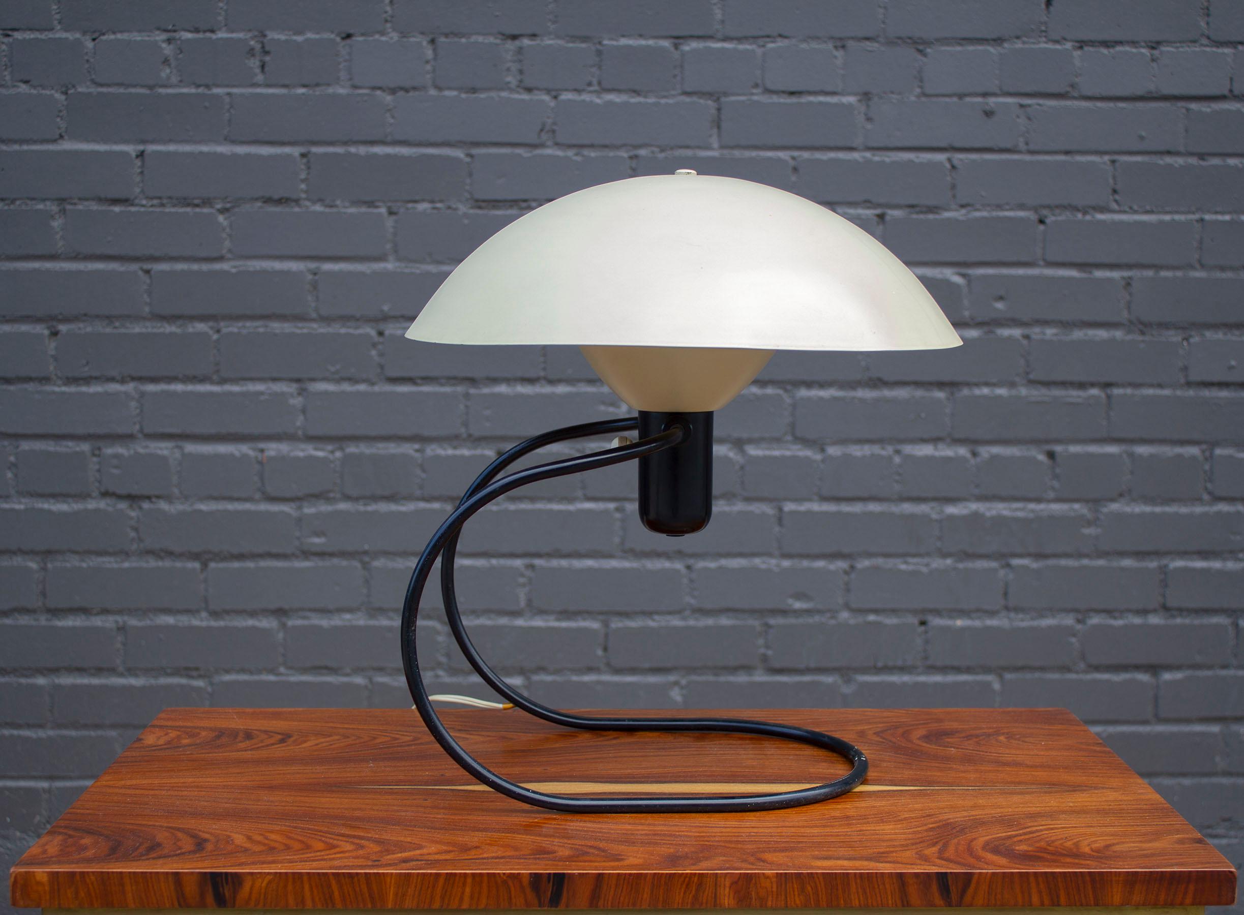 Iconic 'Anywhere' table lamp designed by Greta von Nessen for Nessen Studio 1952. All original.