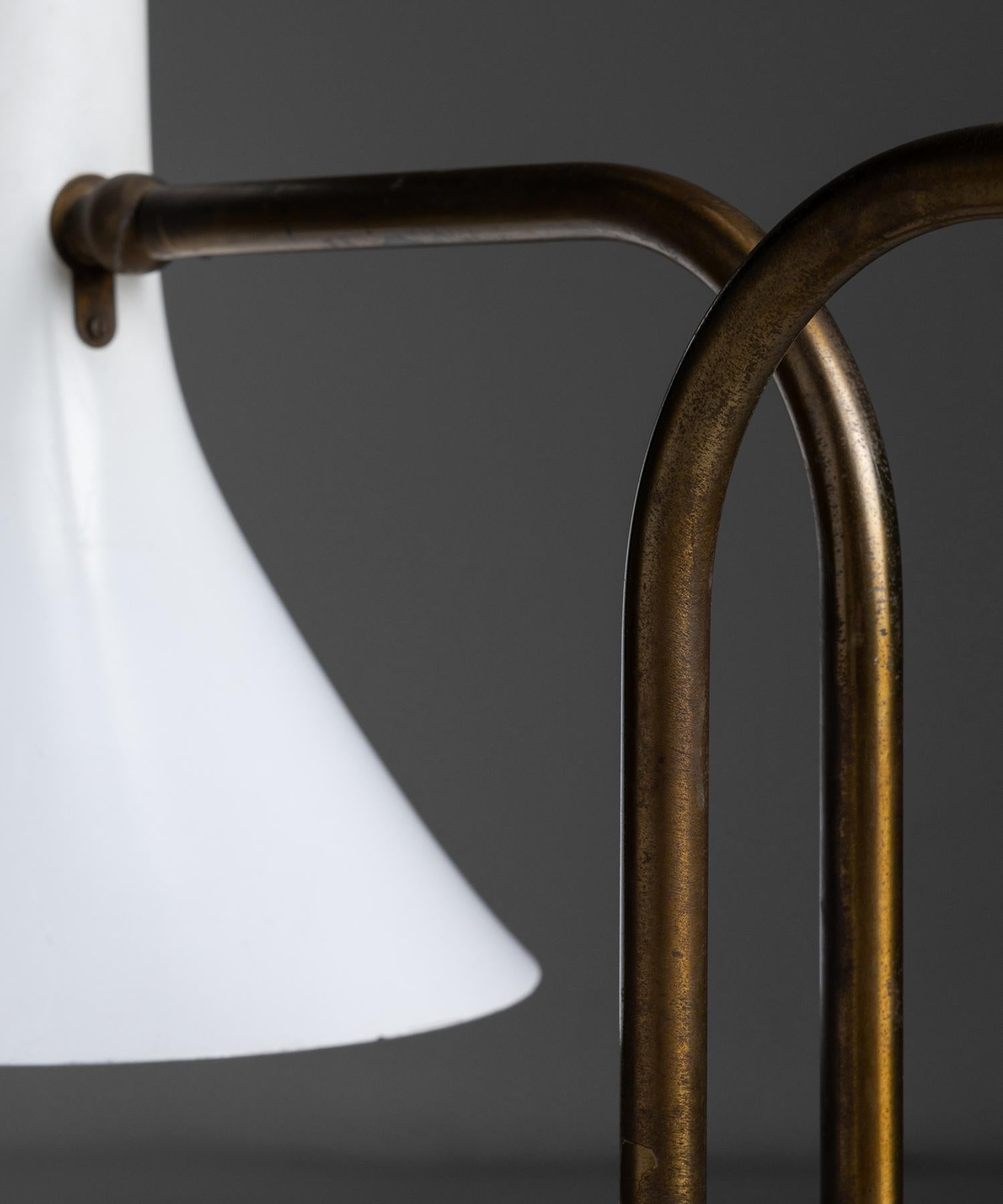 Aluminum Greta von Nessen Double Desk Lamp, America circa 1960