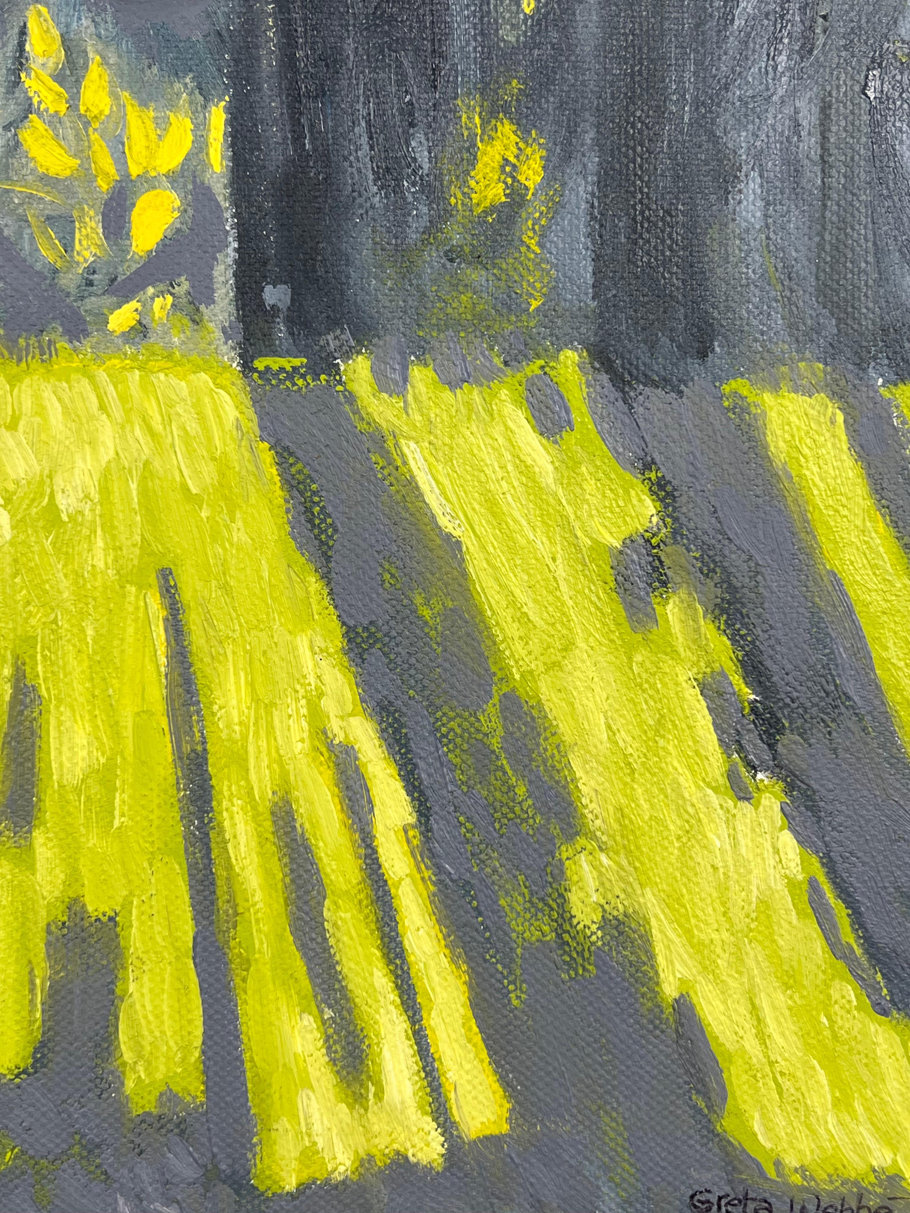 Ombres II, peinture à l'huile originale de Greta Wehbé en vente 3