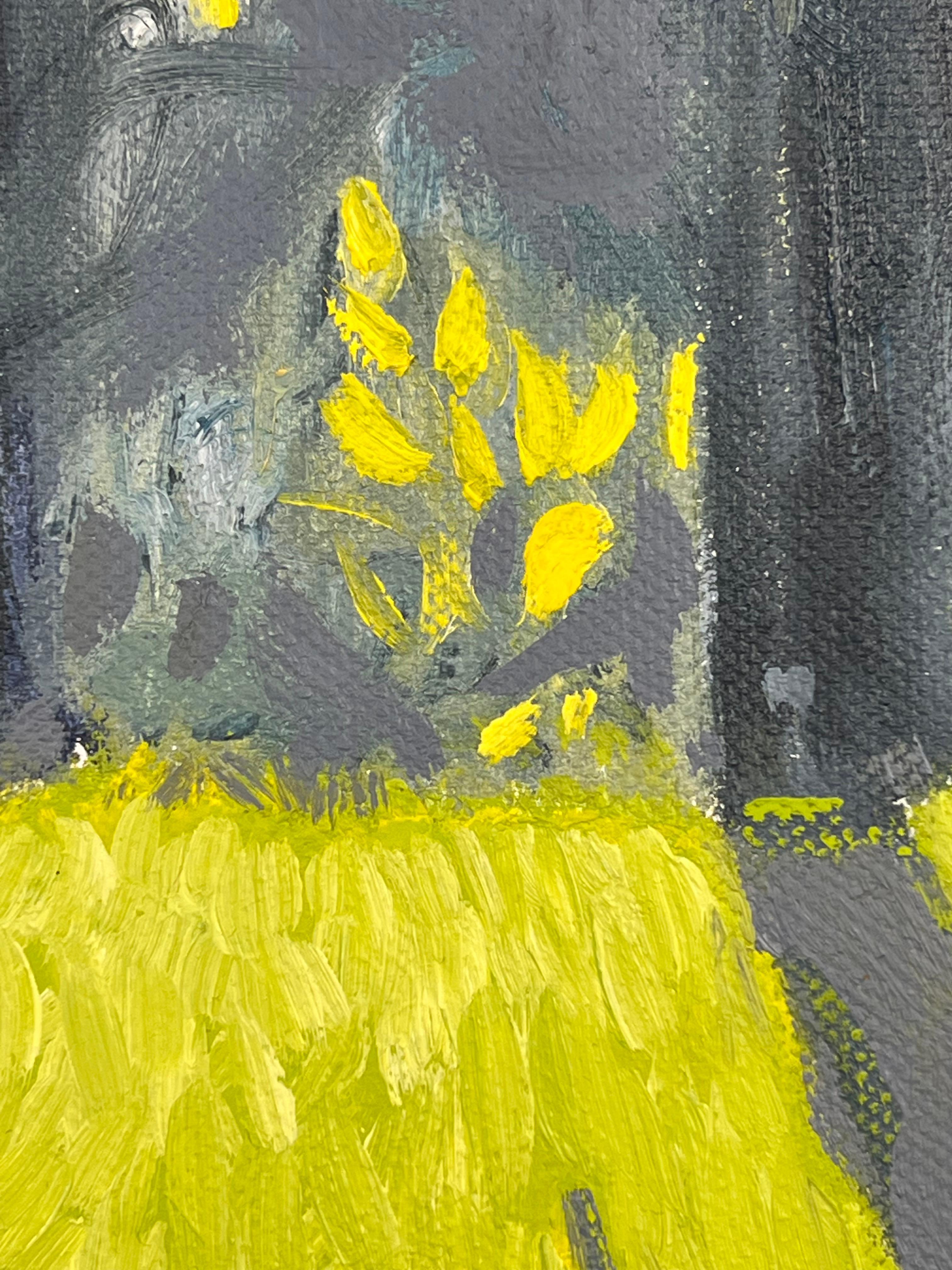 Ombres II, peinture à l'huile originale de Greta Wehbé en vente 7