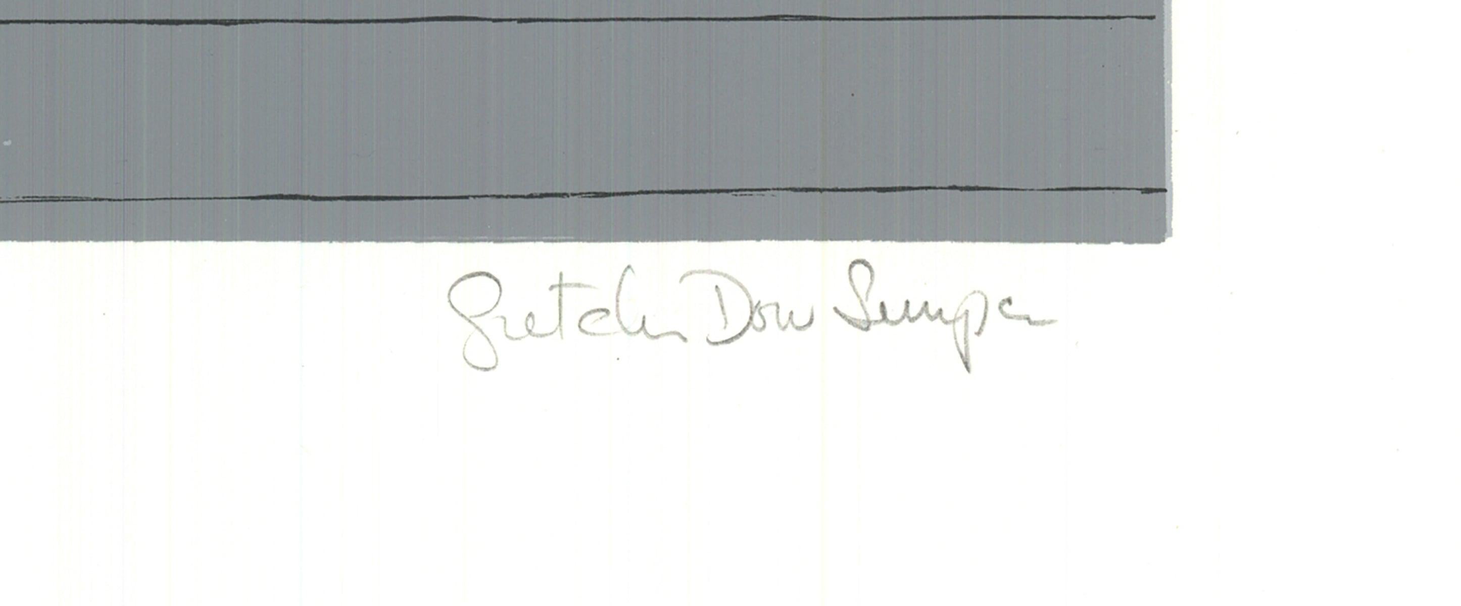1991 Gretchen Dow Simpson 'Westport, Massachusetts' USA HAND SIGNED For Sale 1