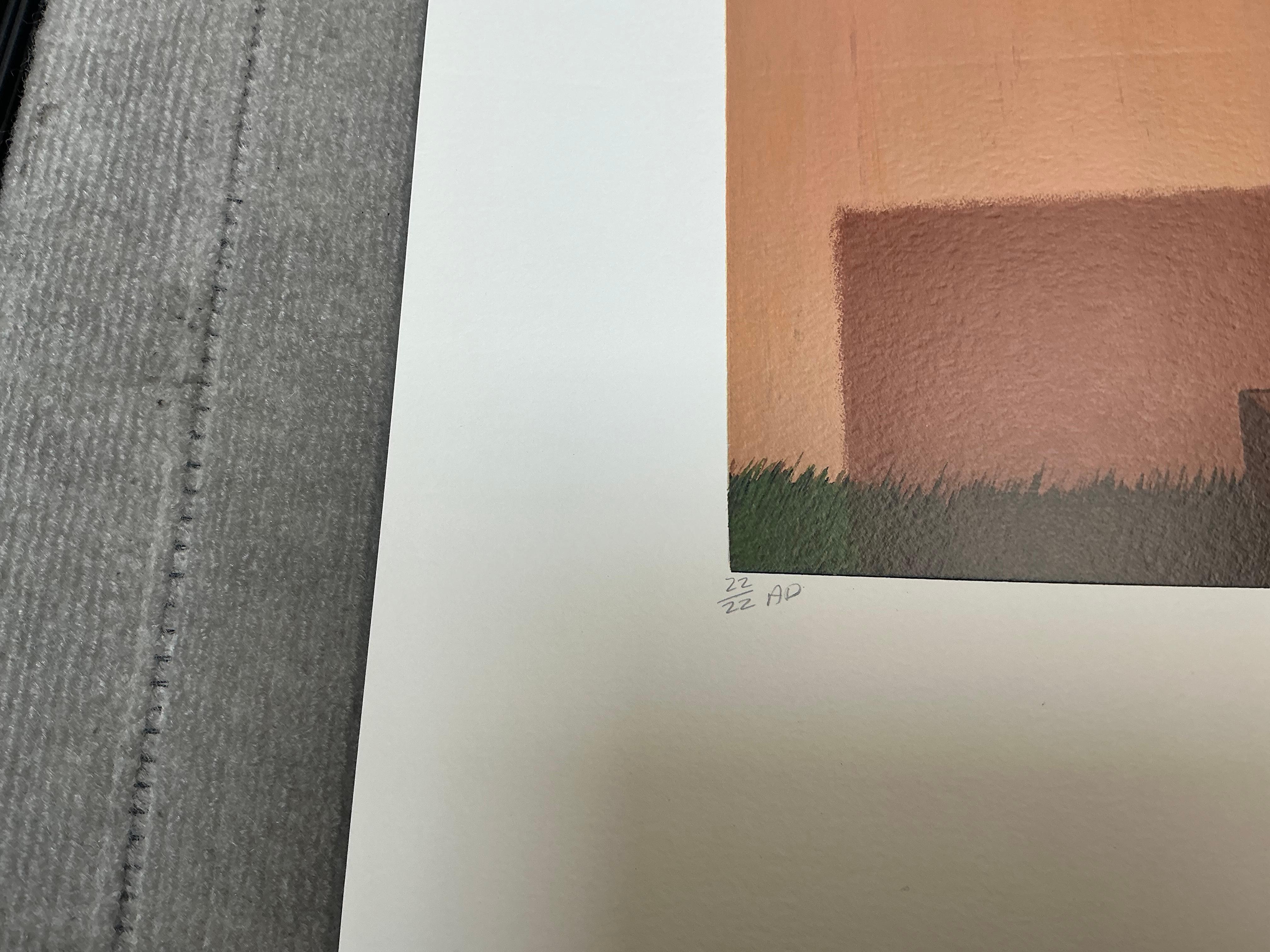 1992 Gretchen Dow Simpson 'Florence, Italy' USA Serigraph For Sale 9