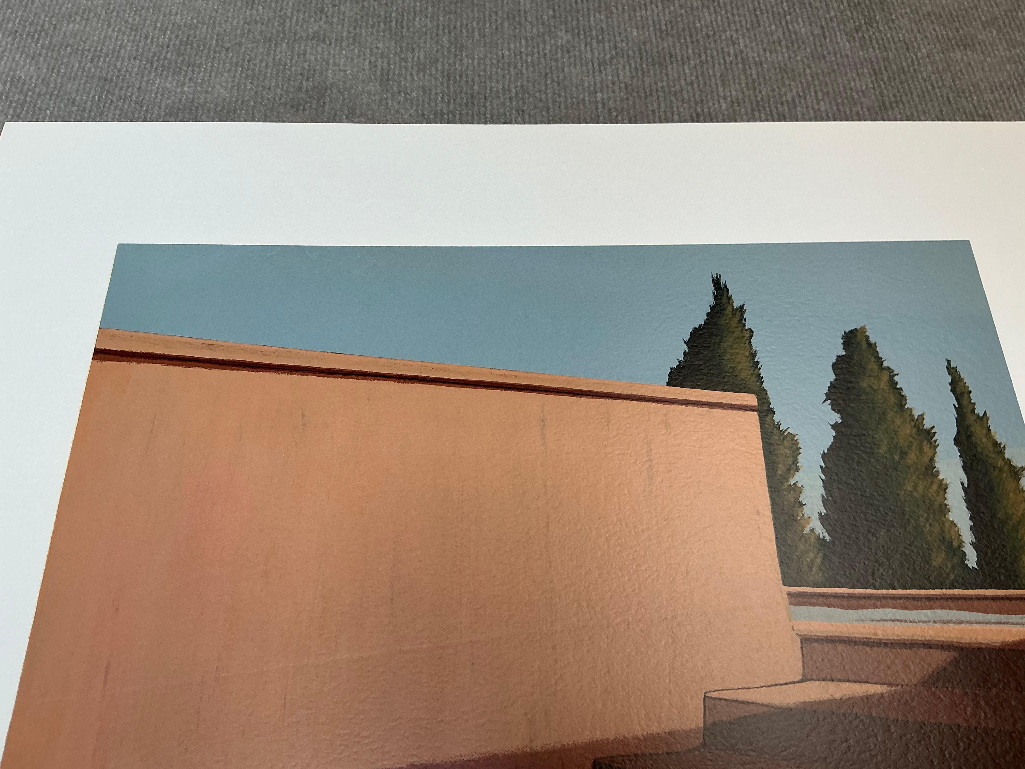 1992 Gretchen Dow Simpson 'Florence, Italy' USA Serigraph For Sale 14