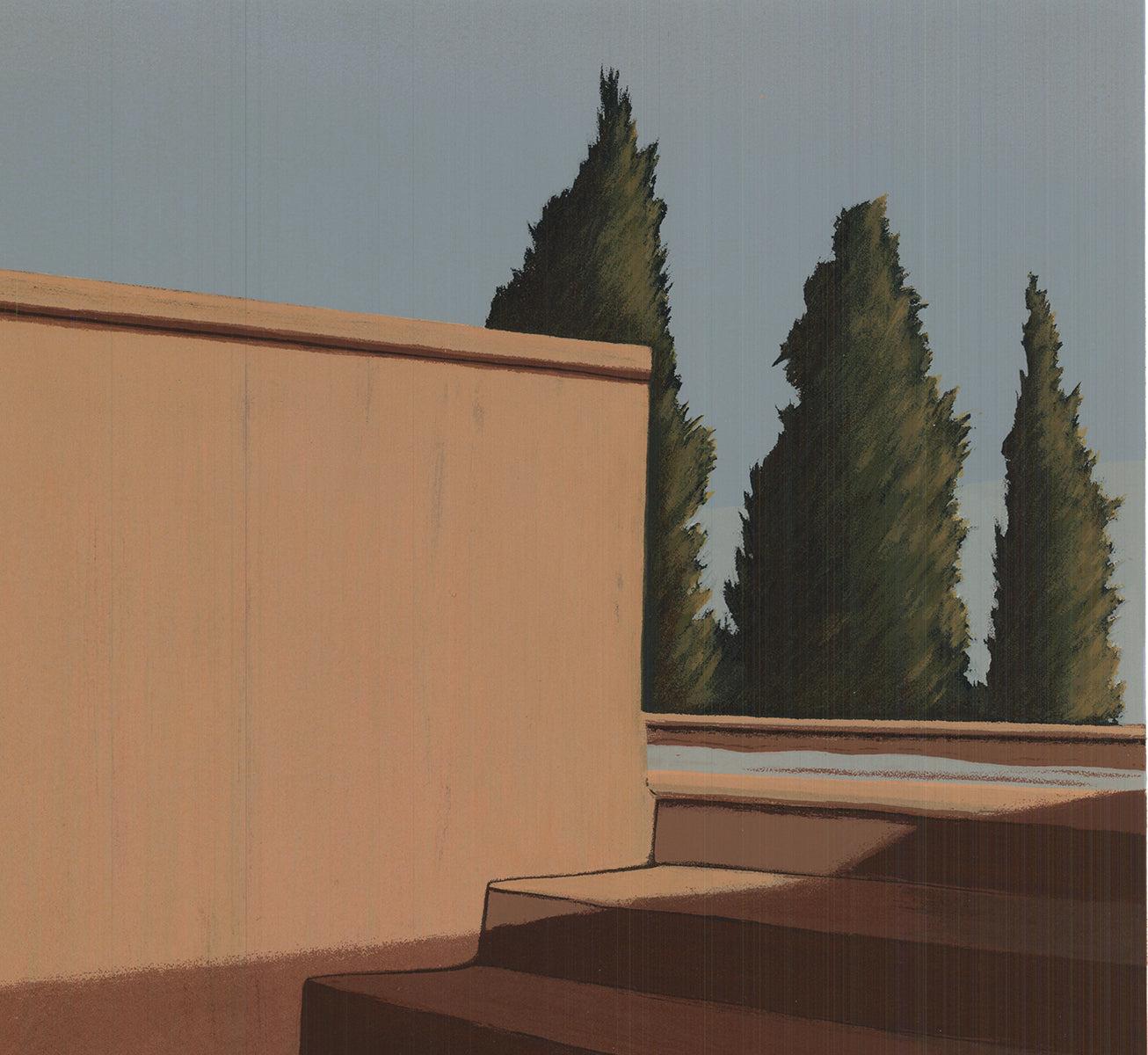 1992 Gretchen Dow Simpson 'Florence, Italy' USA Serigraph For Sale 3