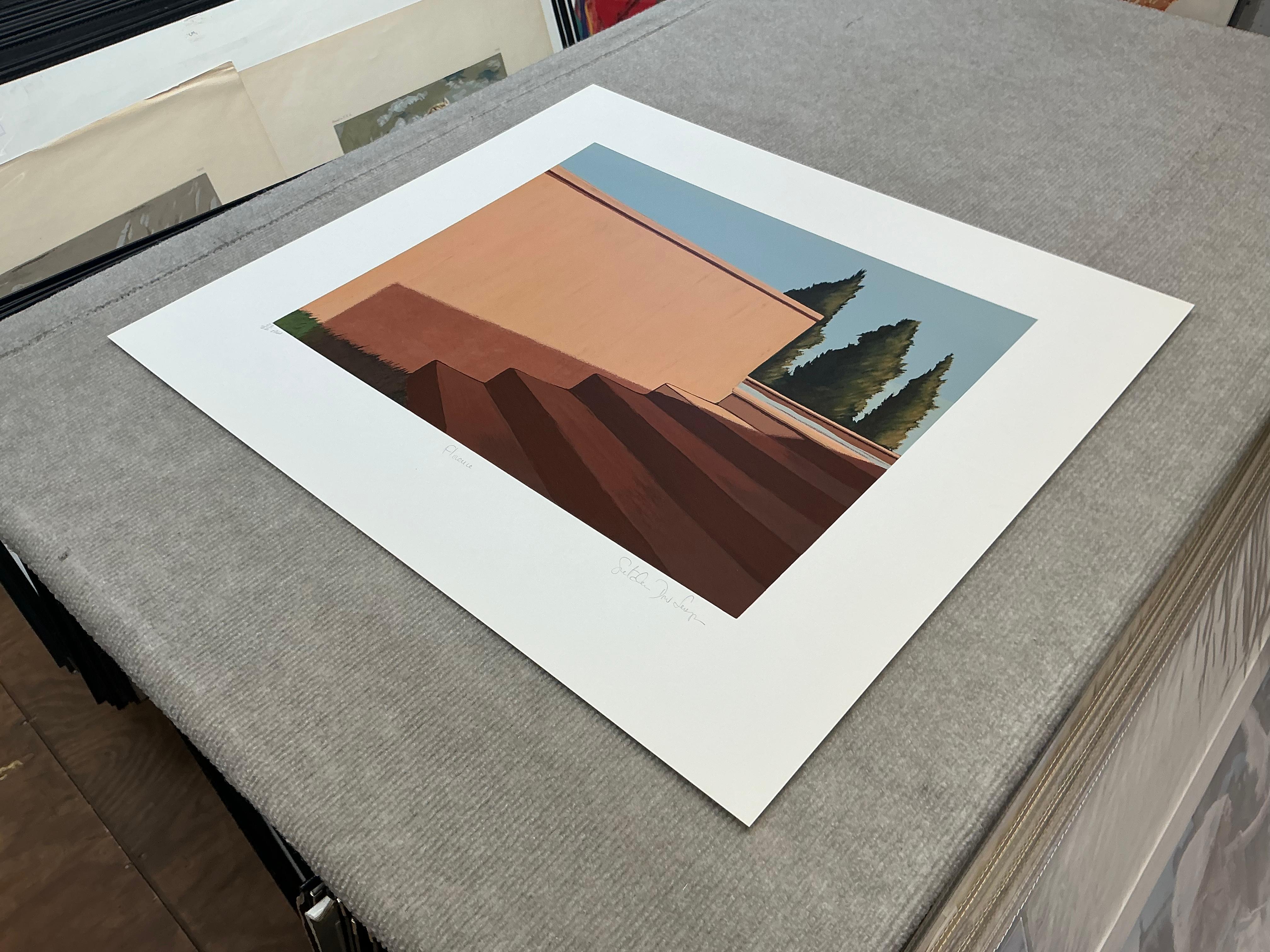1992 Gretchen Dow Simpson 'Florence, Italy' USA Serigraph For Sale 6