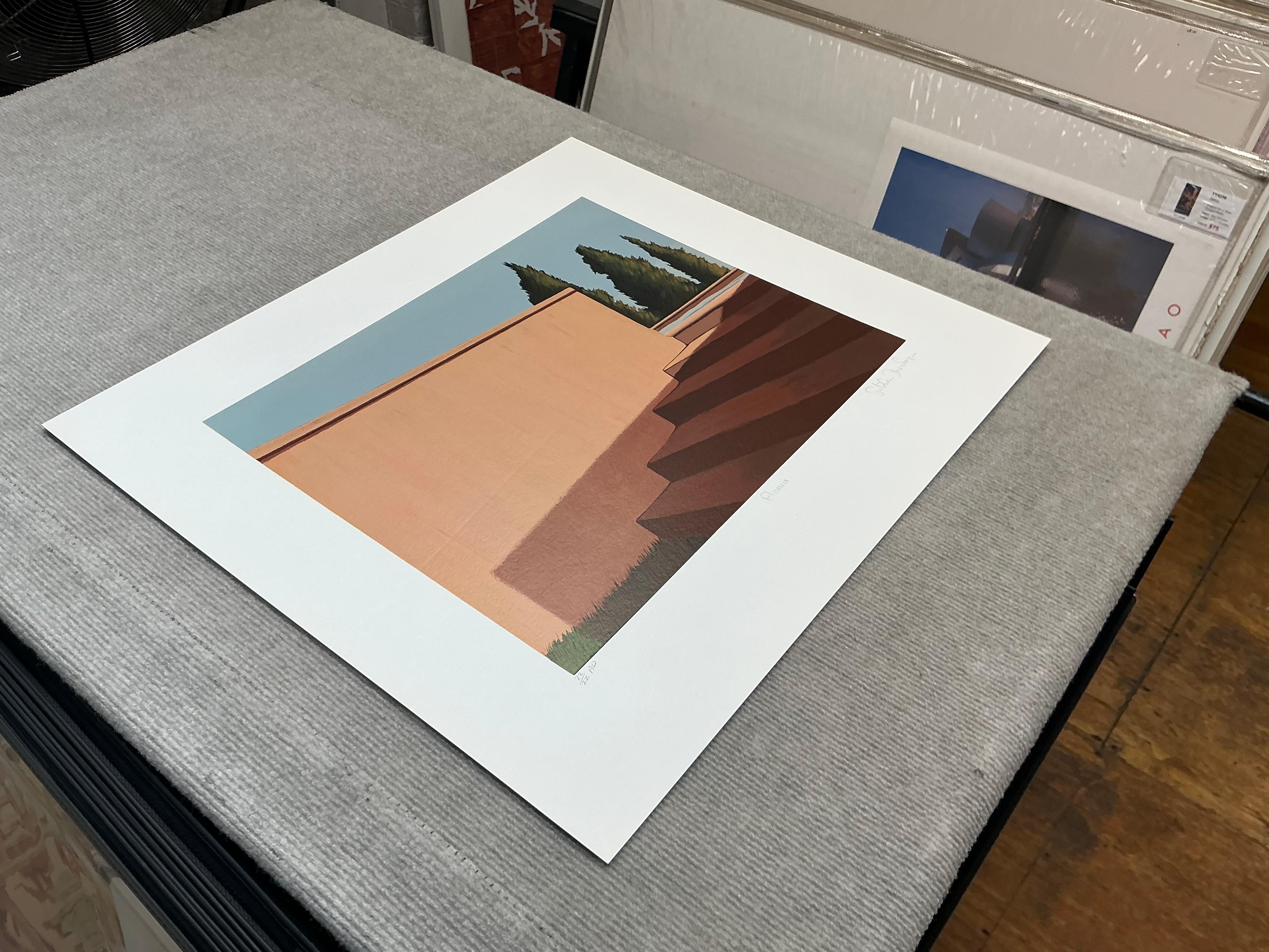 1992 Gretchen Dow Simpson 'Florence, Italy' USA Serigraph For Sale 7