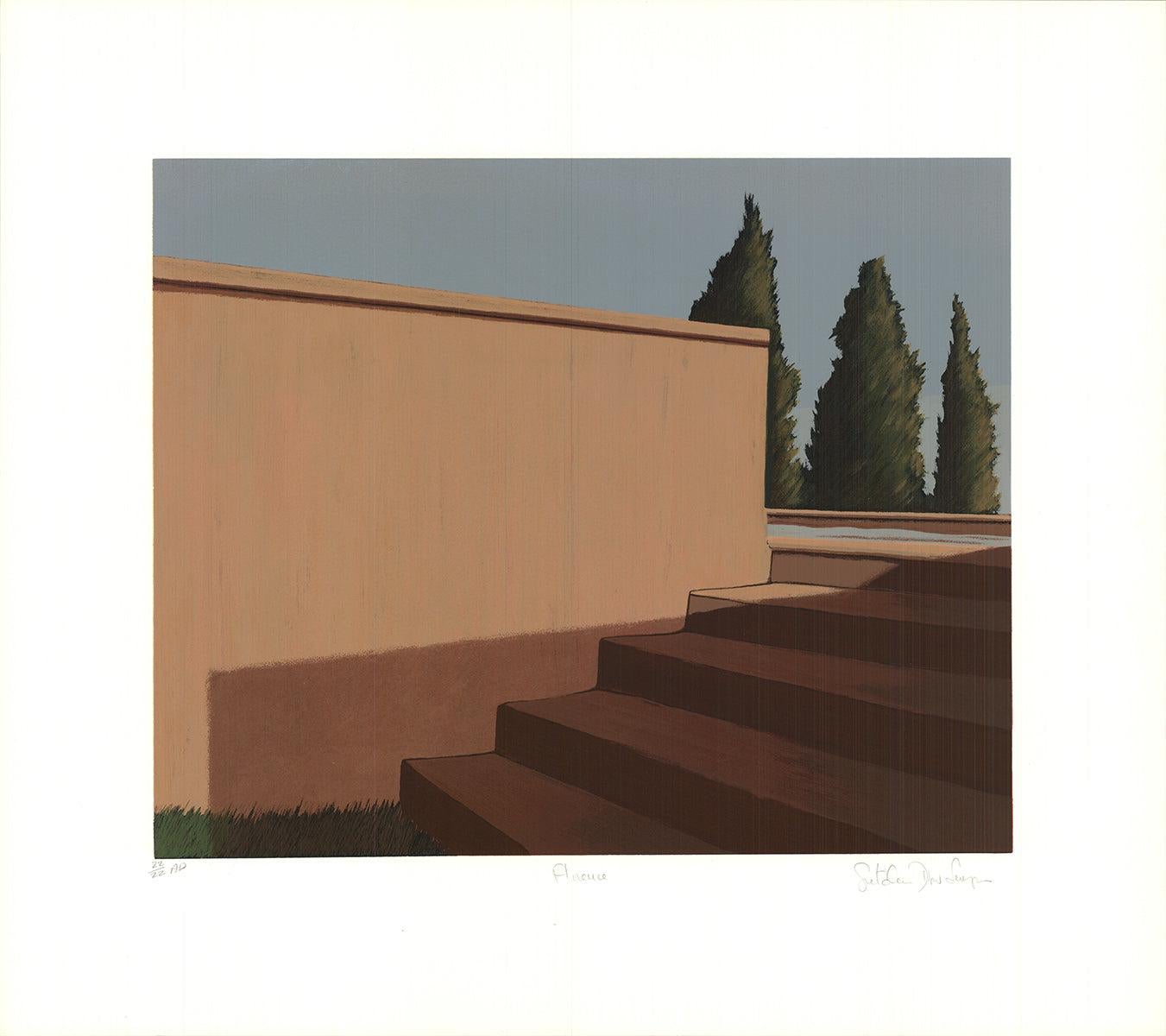1992 Gretchen Dow Simpson 'Florence, Italy' USA Serigraph