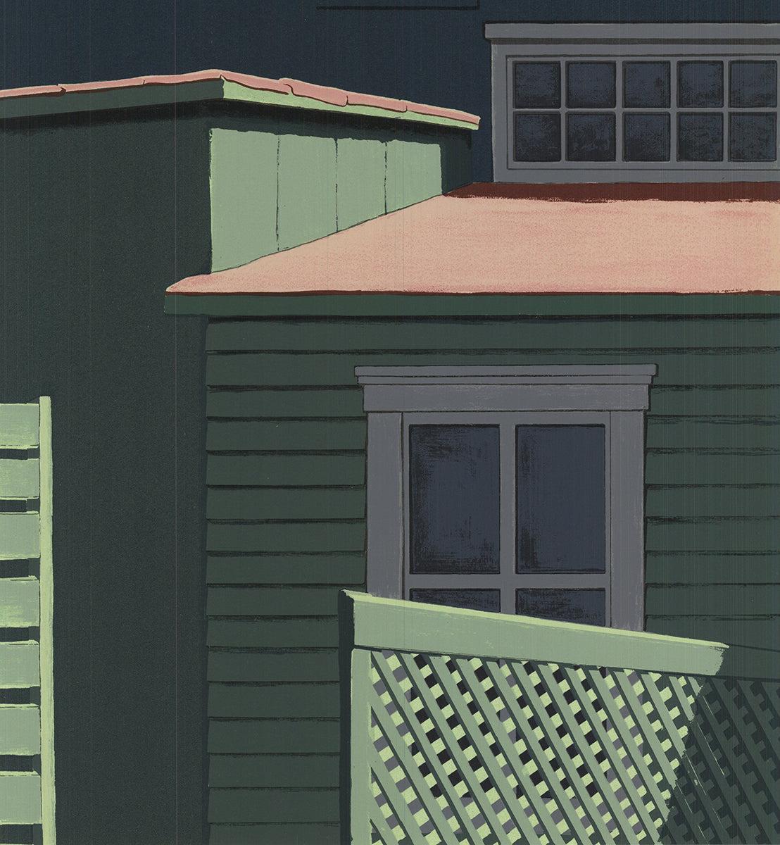 1992 Gretchen Dow Simpson 'Owl's Head, Maine' USA Serigraph For Sale 2