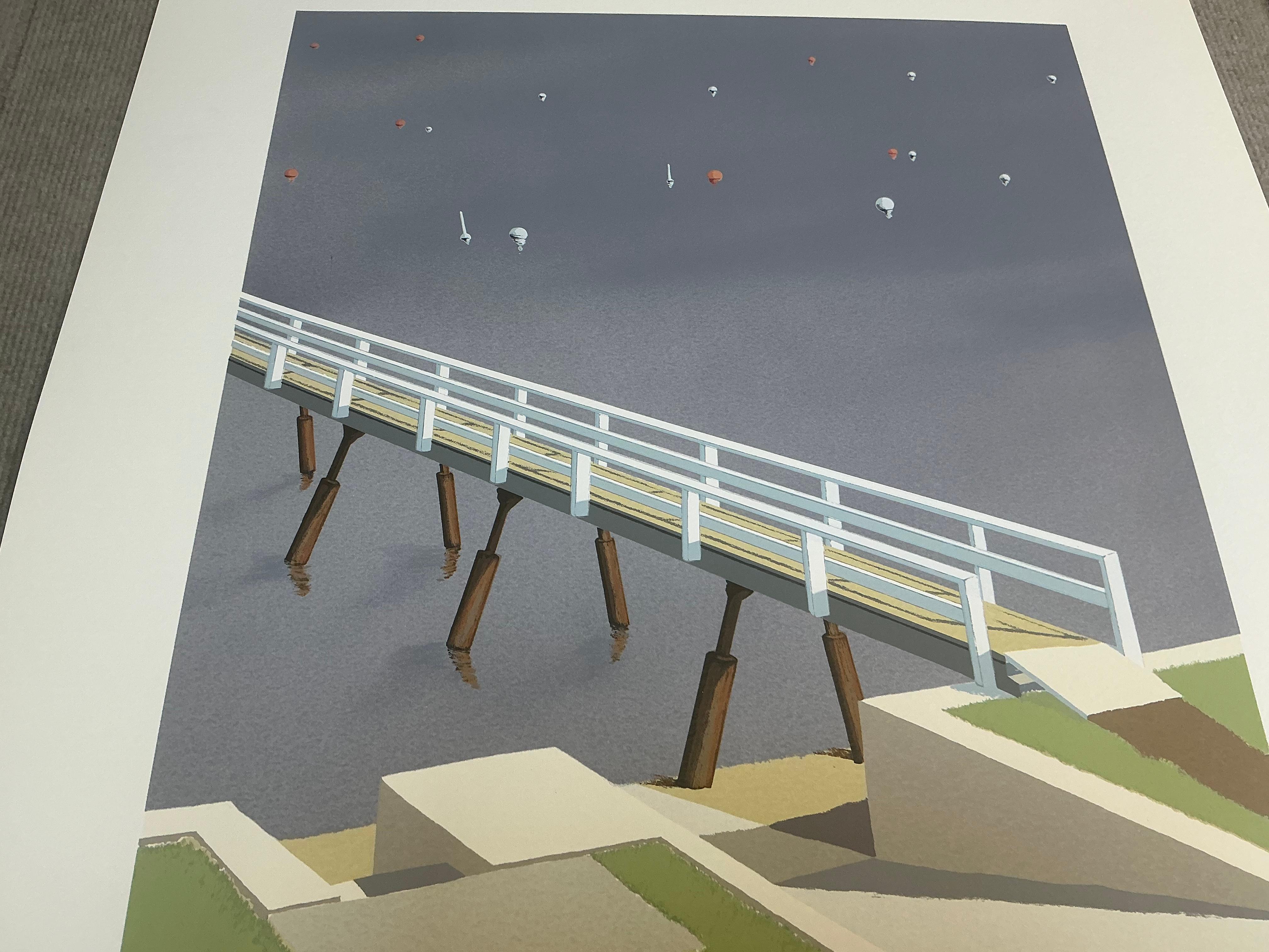 1993 Gretchen Dow Simpson 'Jamestown, Rhode Island' Serigraph For Sale 13