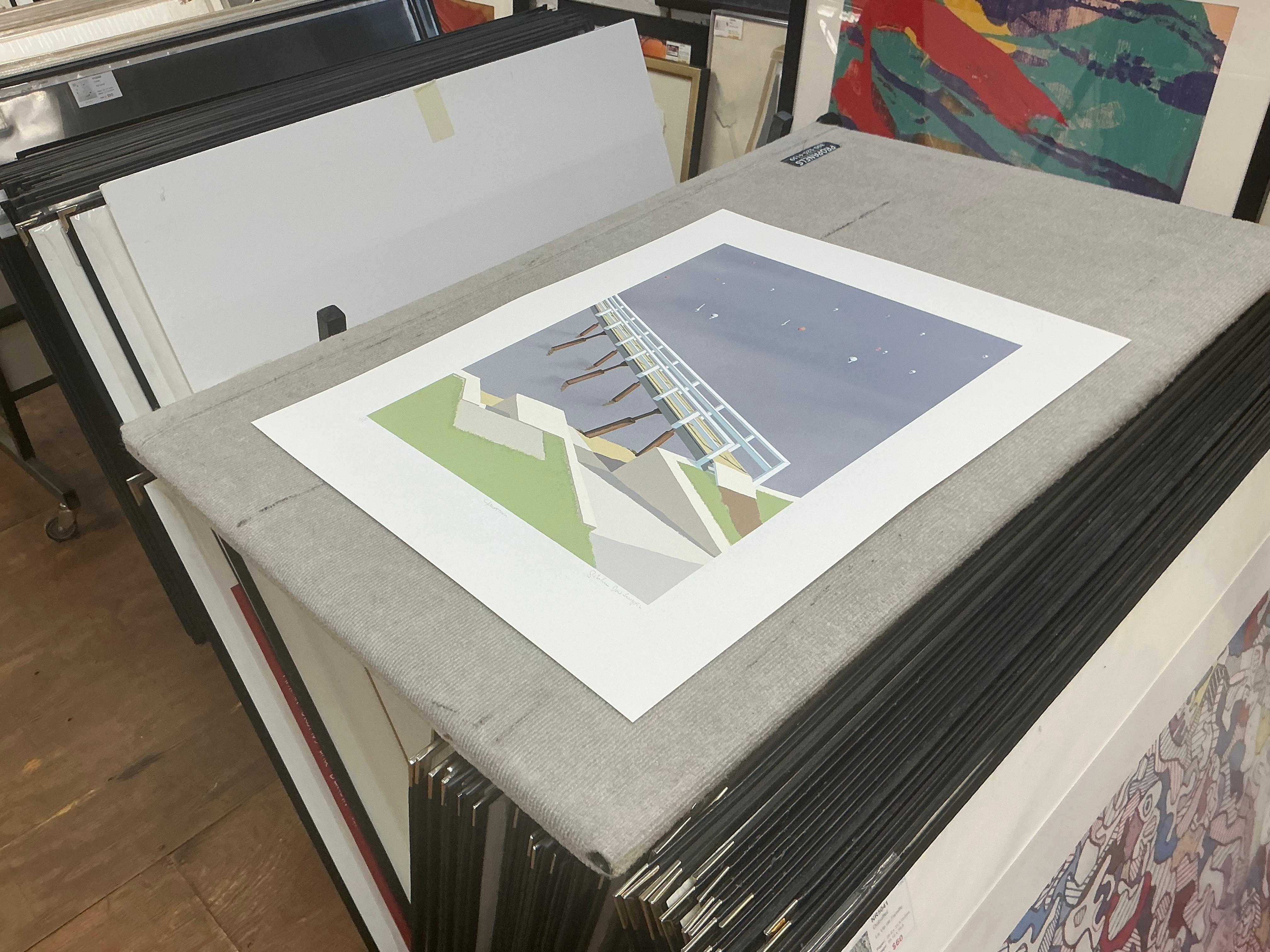 1993 Gretchen Dow Simpson 'Jamestown, Rhode Island' Serigraph For Sale 6