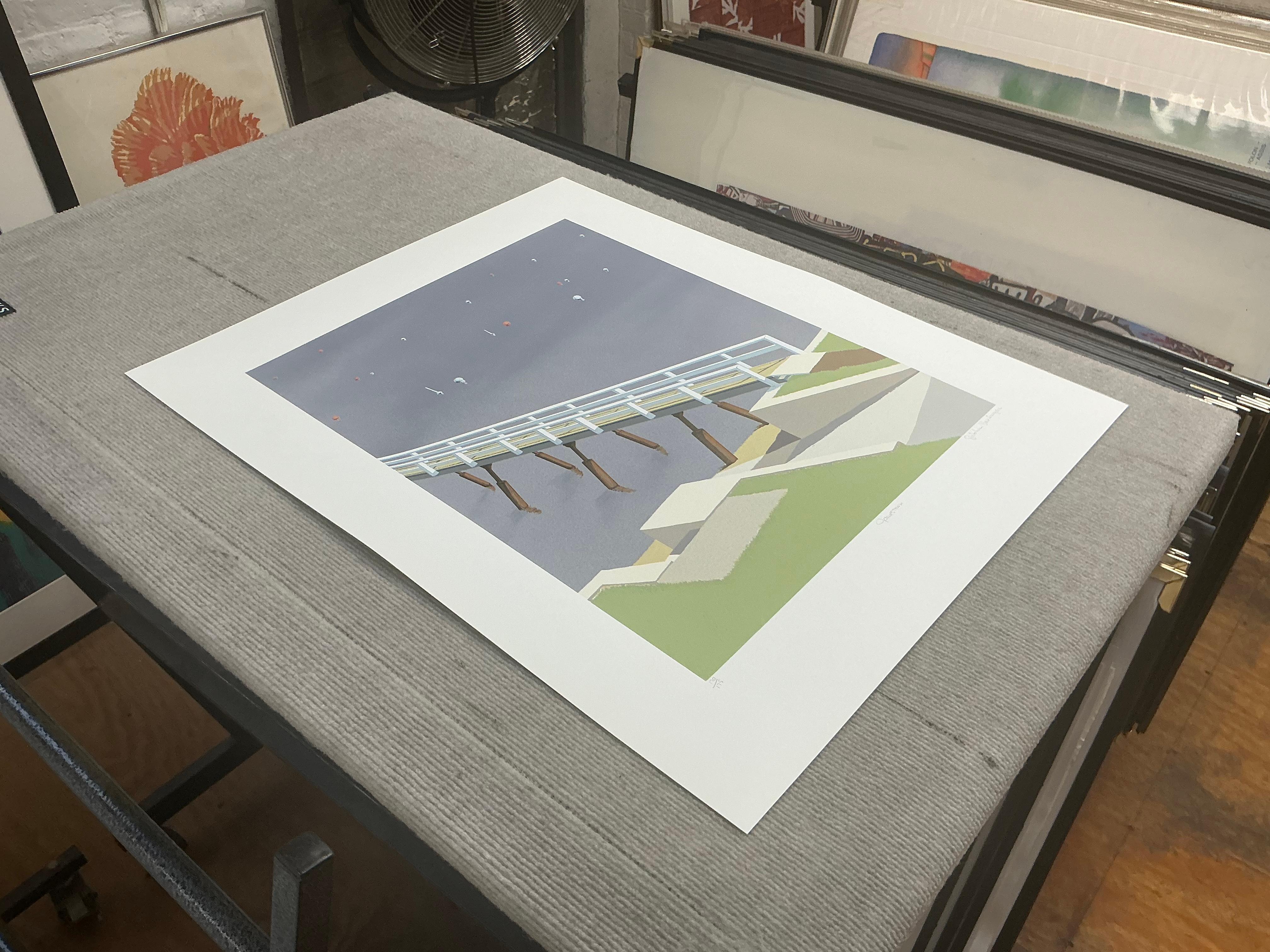 1993 Gretchen Dow Simpson 'Jamestown, Rhode Island' Serigraph For Sale 7