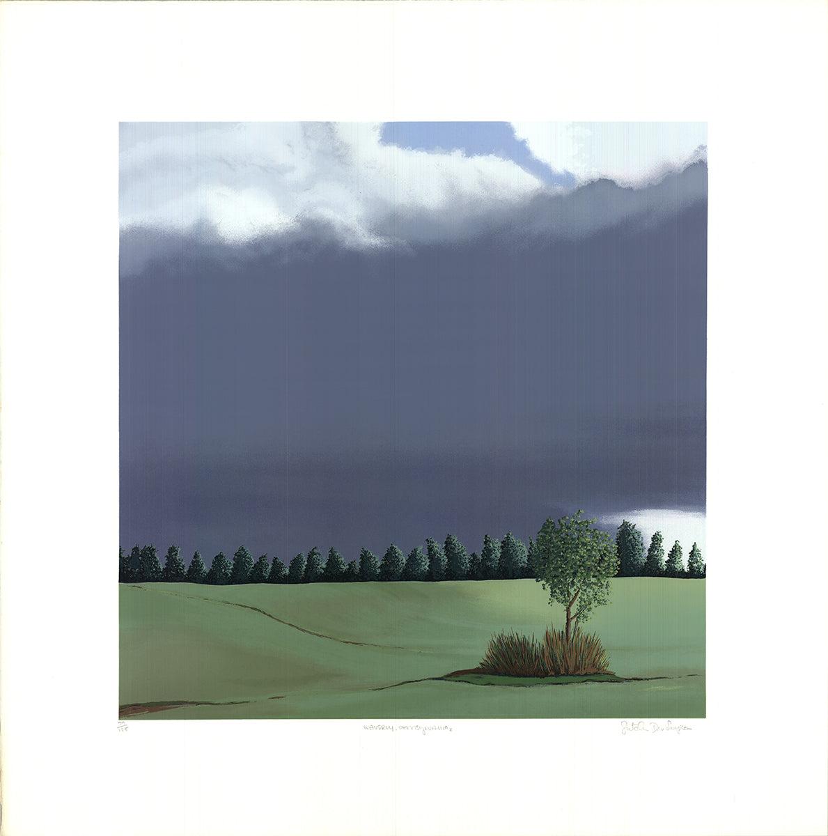 GRETCHEN DOW SIMPSON Waverly, Pennsylvanie, 1991 - Signé - Print de Gretchen Dow Simpson