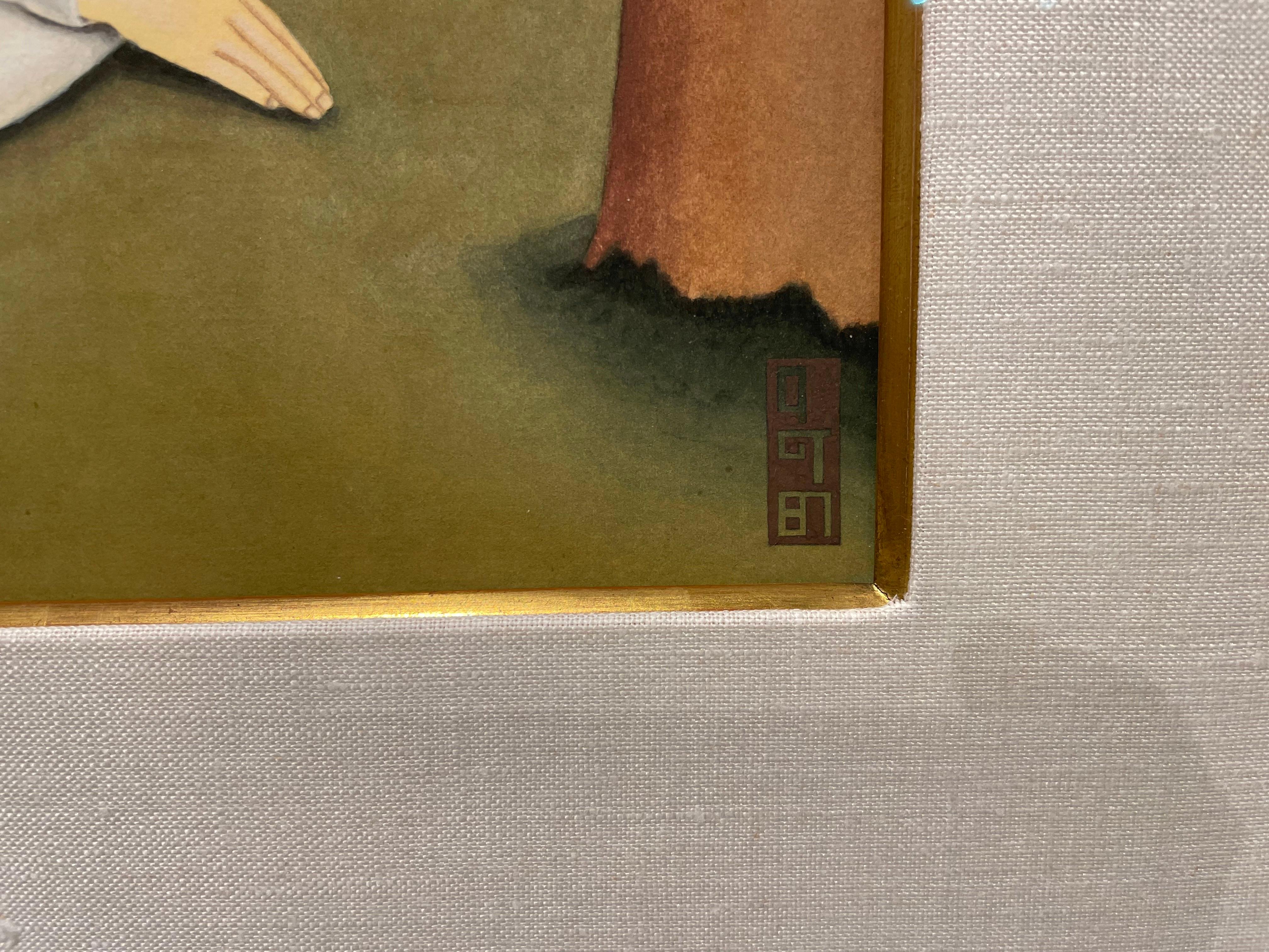 Strange Woods, surrealistisches Gemälde des Künstlers von Cleveland aus dem 20. Jahrhundert im Angebot 6