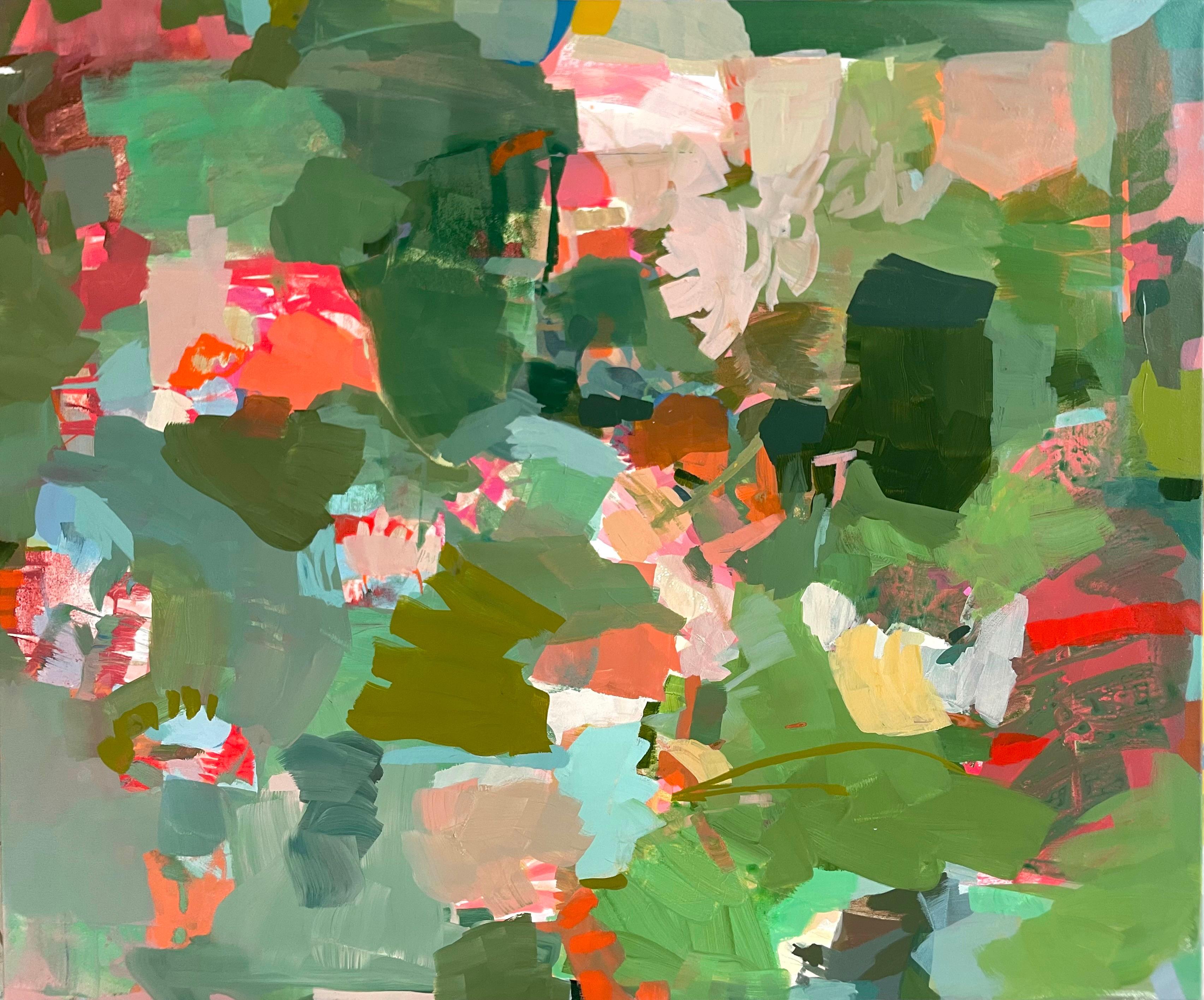 Gretchen Warsen Abstract Painting - Fields of Study