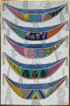 "Summer Stars" boats, resilience, repurposed, upcycling, cultural, joyful, hope