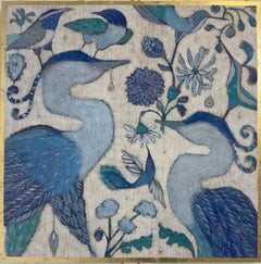 „Worth The Wait“ – Blau- und Türkistöne, Blaureiher, Kolibri, Singvögel, Blumenmotive