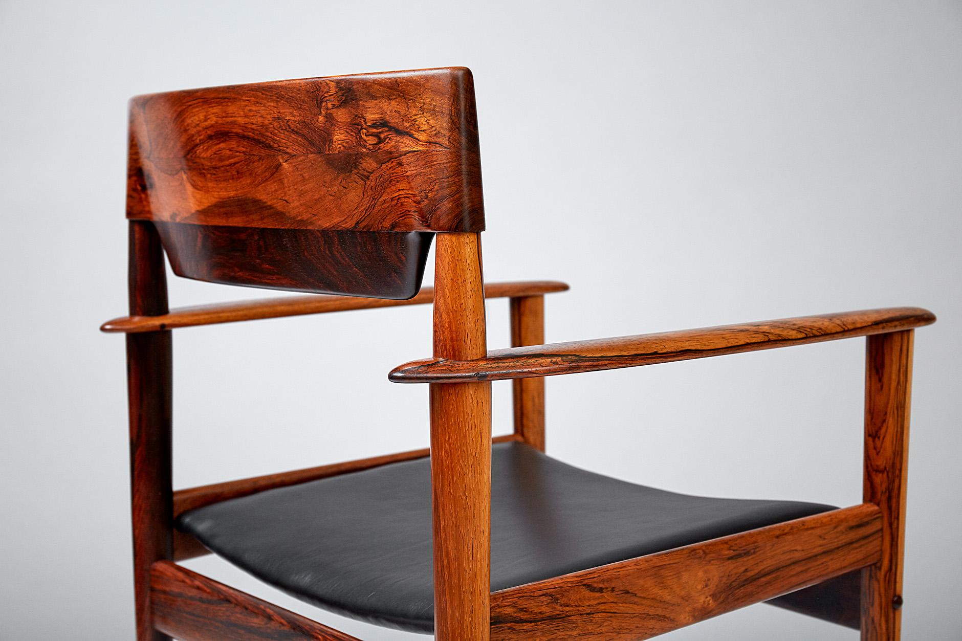 Danish Grete Jalk Armchair, Rosewood