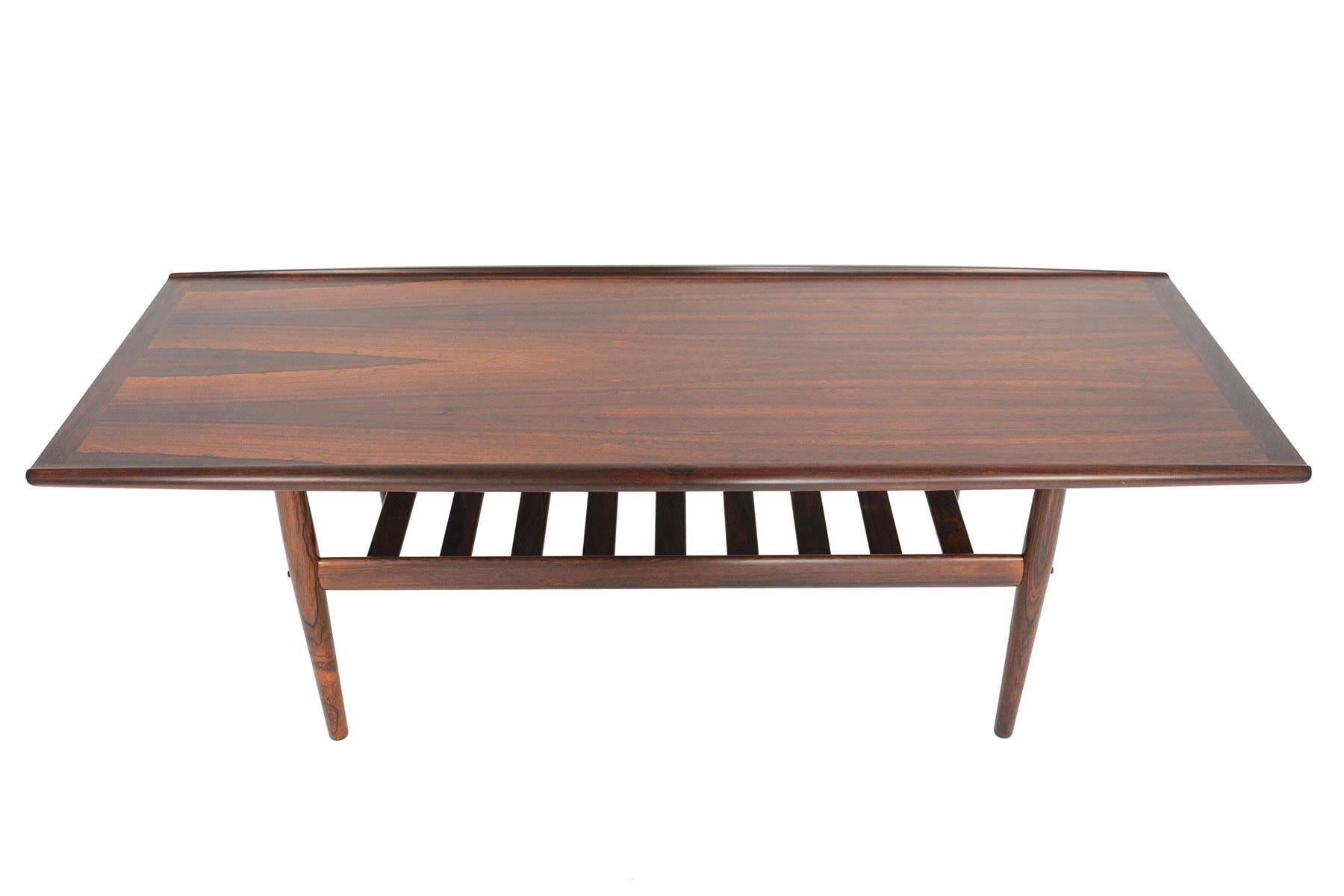 20th Century Grete Jalk Brazilian Rosewood Coffee Table