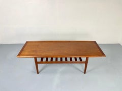 Grete Jalk Danish Design Long Teak Table Glostrup Mobelfabrik