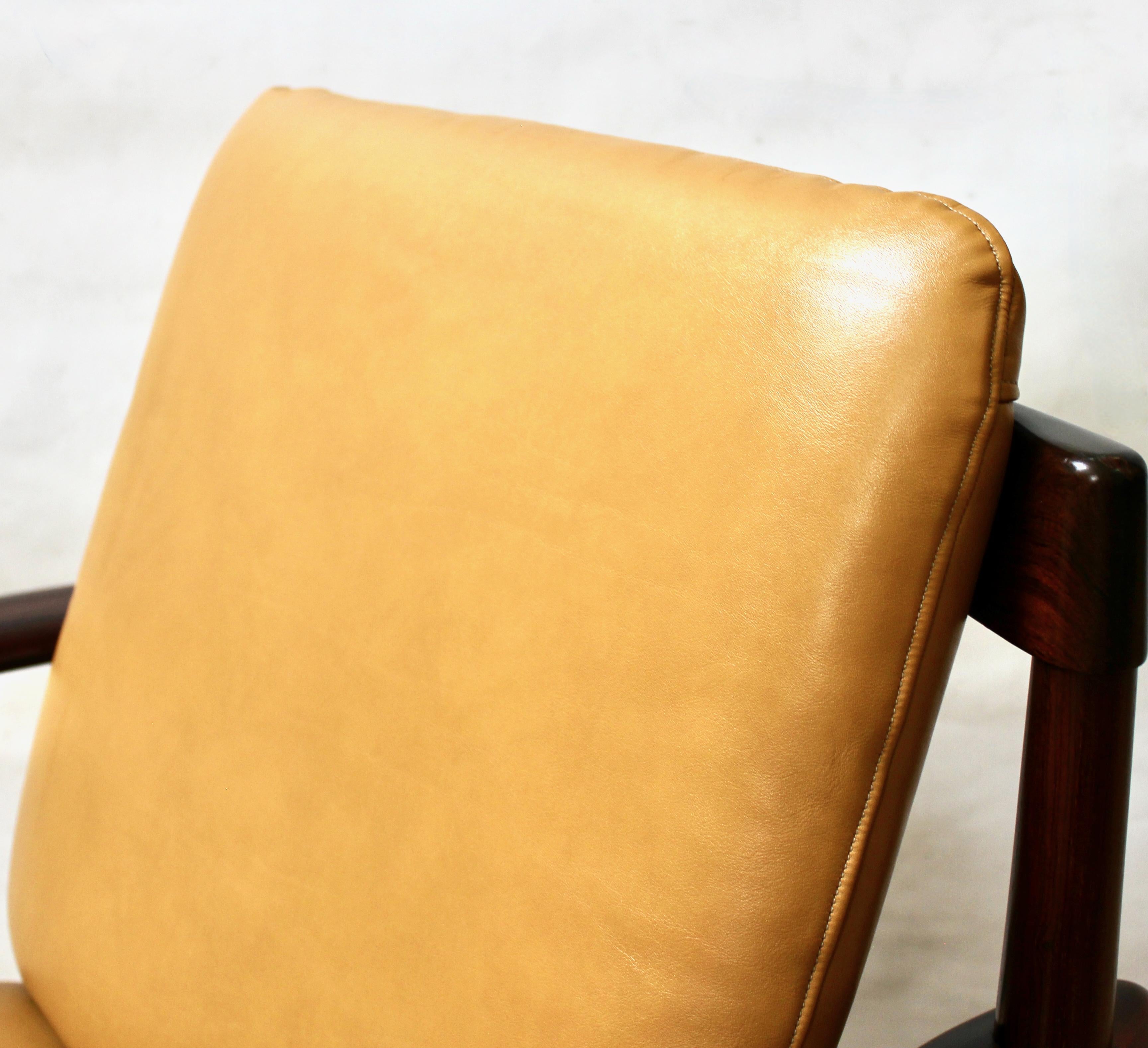 Grete Jalk Danish Modern Rosewood Model 56 Lounge Chair 9