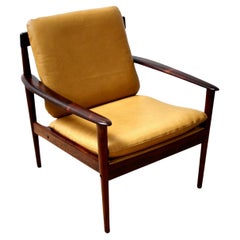 Grete Jalk Danish Modern Rosewood Model 56 Lounge Chair