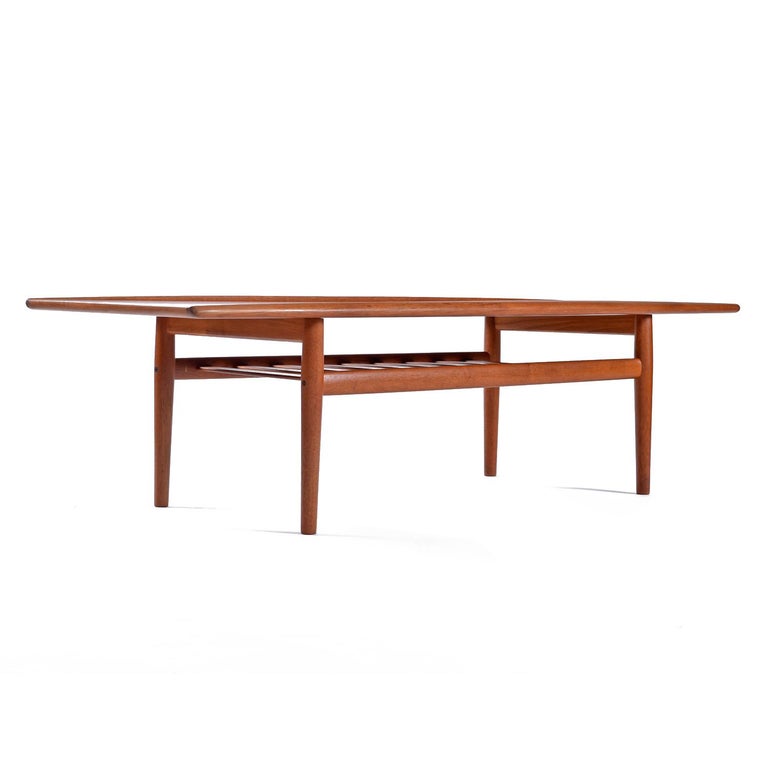 Grete's Rack Grete Jalk Danish Modern Tiered Magazine Rack Teak Surfboard Coffee ...