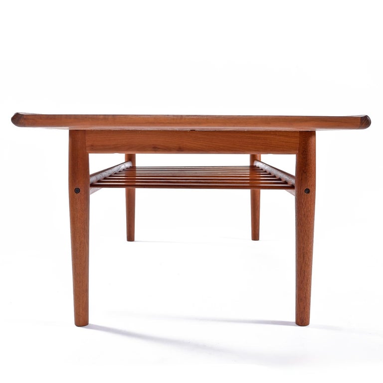 Grete's Rack Grete Jalk Danish Modern Tiered Magazine Rack Teak Surfboard Coffee ...