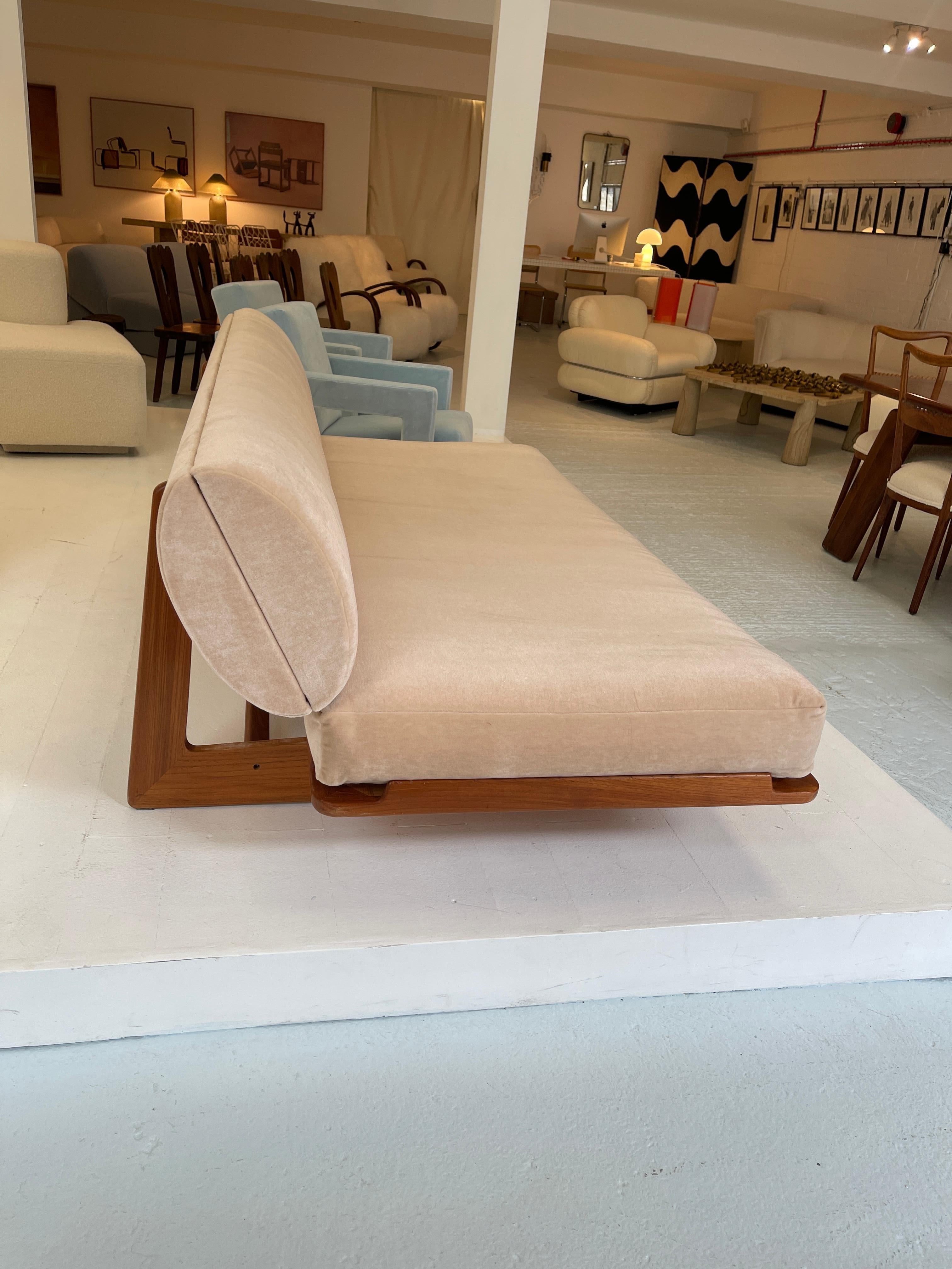 Scandinave moderne Méridienne Grete Jalk pour Poul Jeppesen en vente