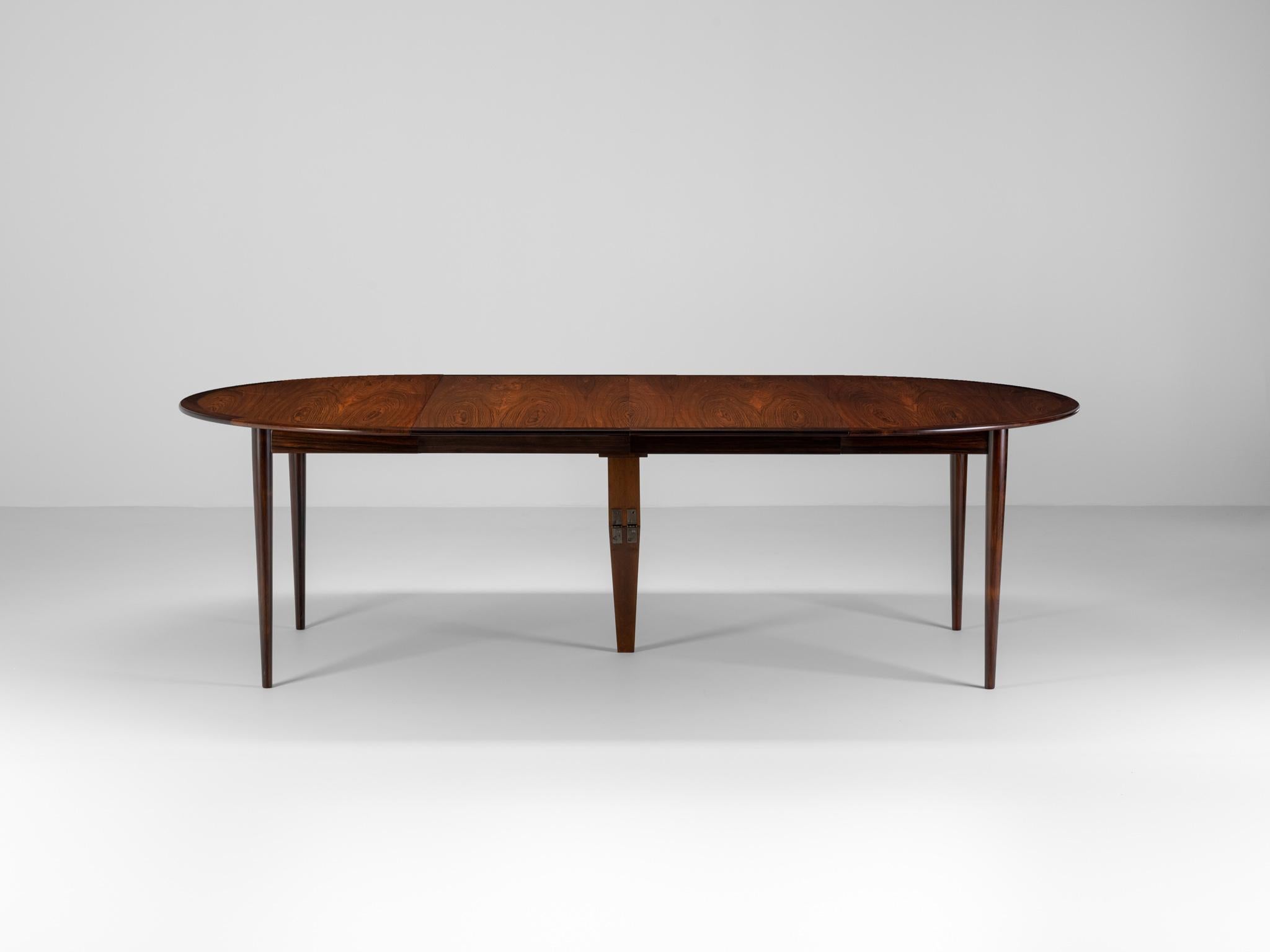 Grete Jalk Dining Table Produced by P. Jeppesens Møbelfabrik in Denmark c1960 In Fair Condition For Sale In Braga, 03