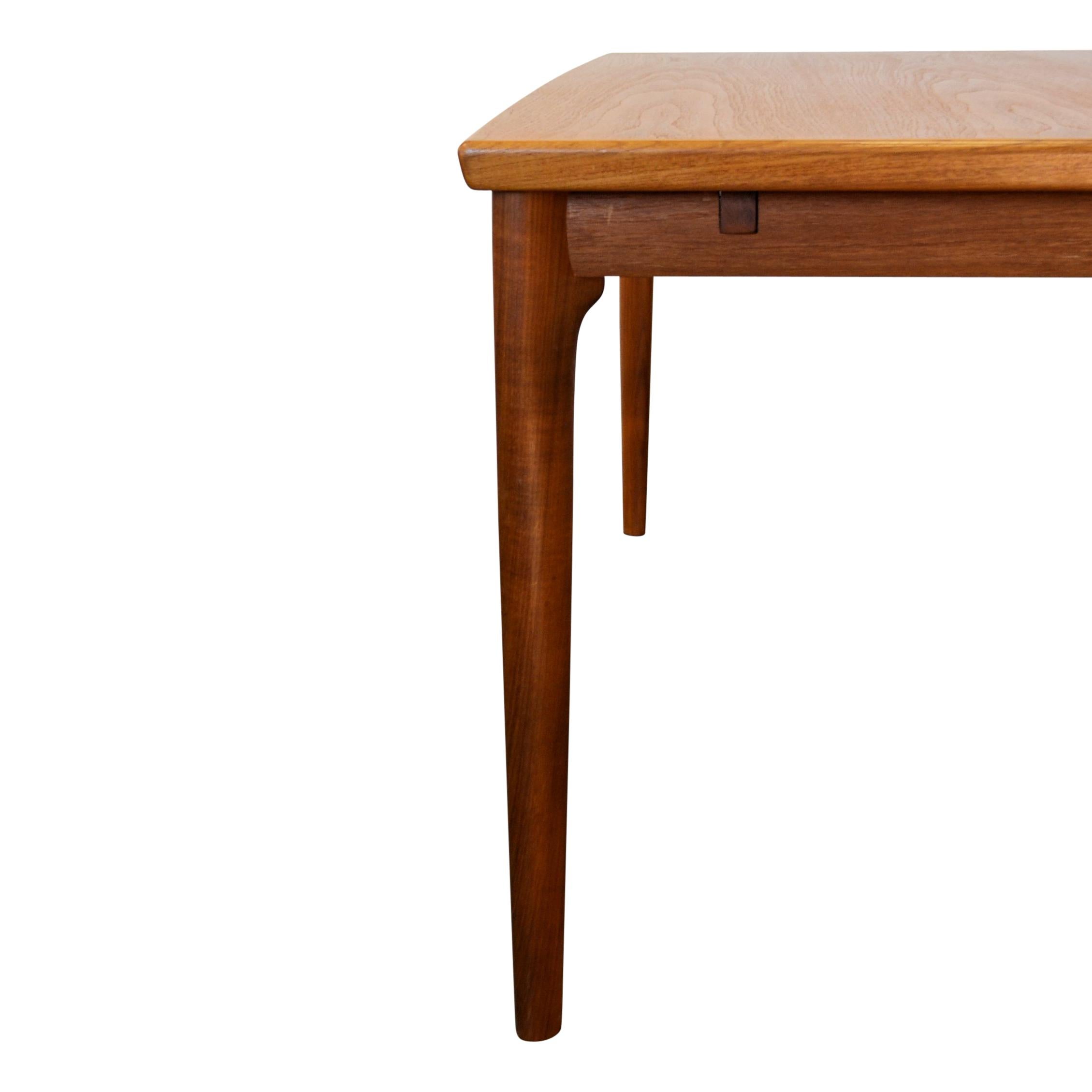 Mid-20th Century Grete Jalk Extendable Teak Dining Table For Sale