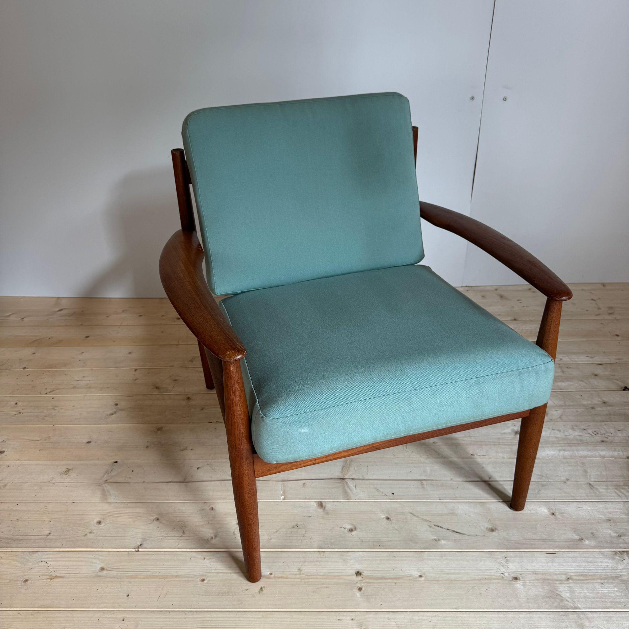 Mid-20th Century Grete Jalk  for France and Son armchair, Denmark 1960 in vendita