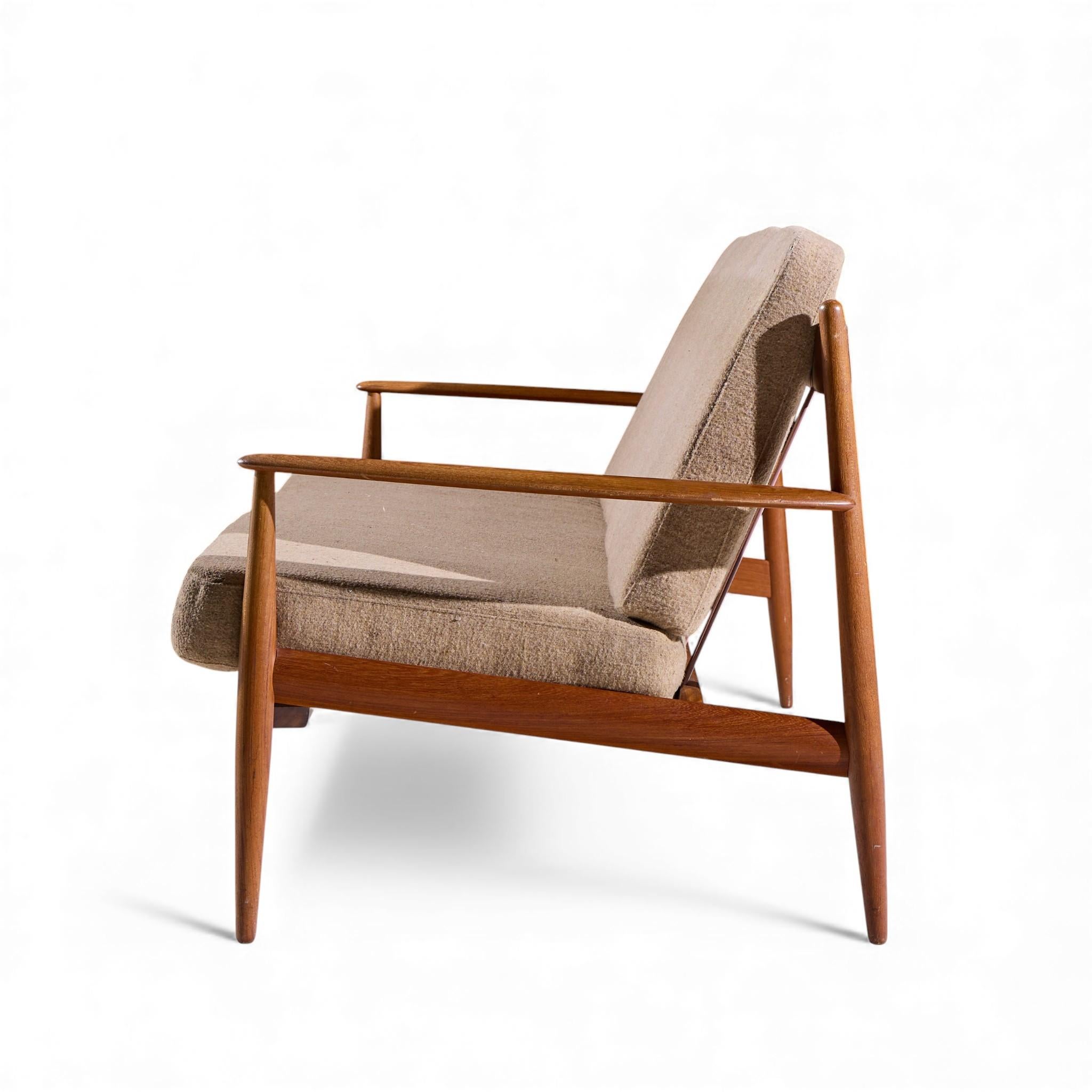 Danois Grete Jalk pour France and Son Canapé en teck danois du milieu du siècle en vente