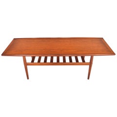 Grete Jalk for Glostrup Coffee Table in Teak