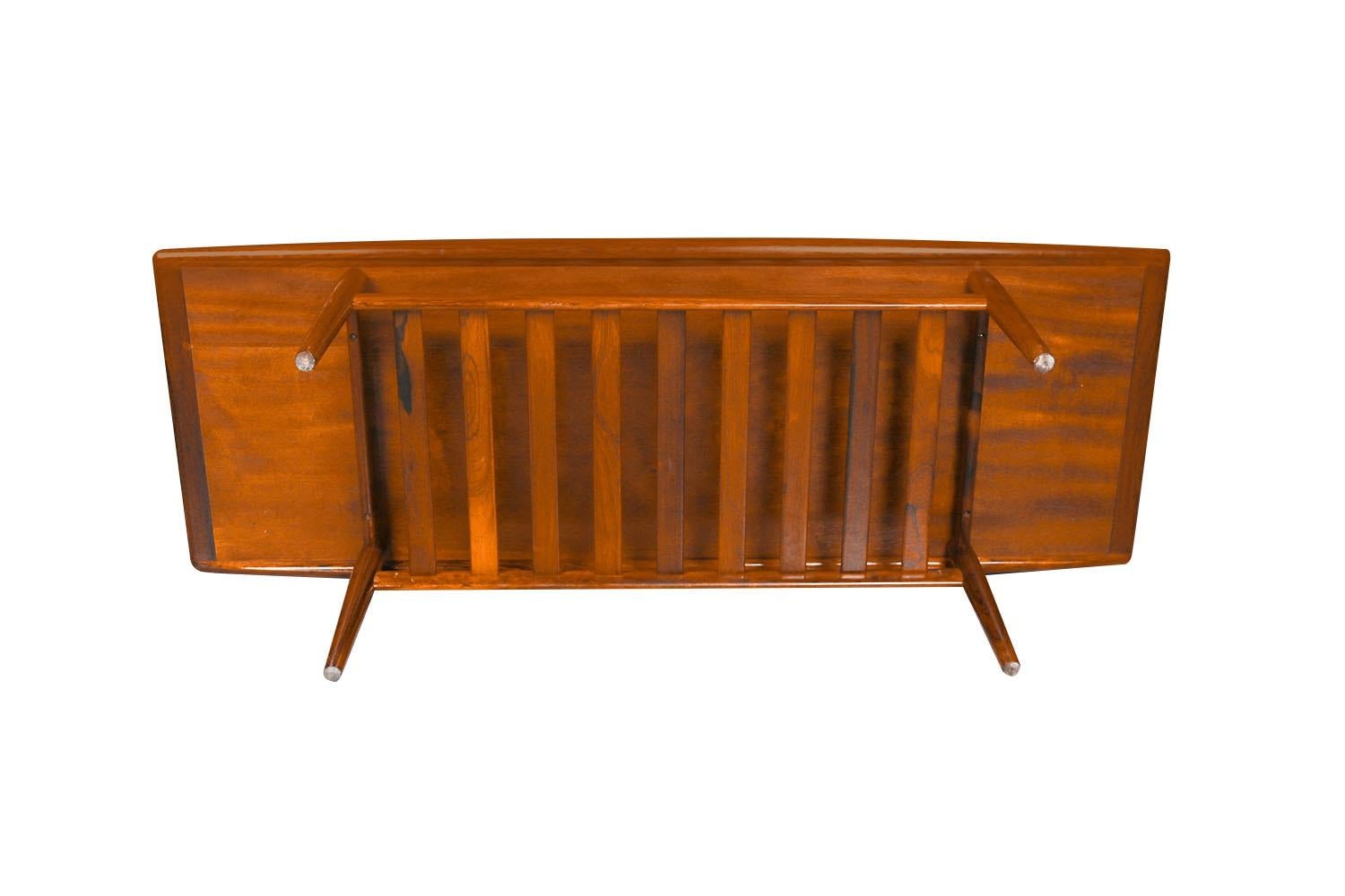 Grete Jalk for Glostrup Mid Century Danish Modern Rosewood Coffee Table For Sale 4