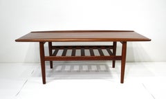 Tavolino in teak Grete Jalk GJ per Glostrup Danimarca