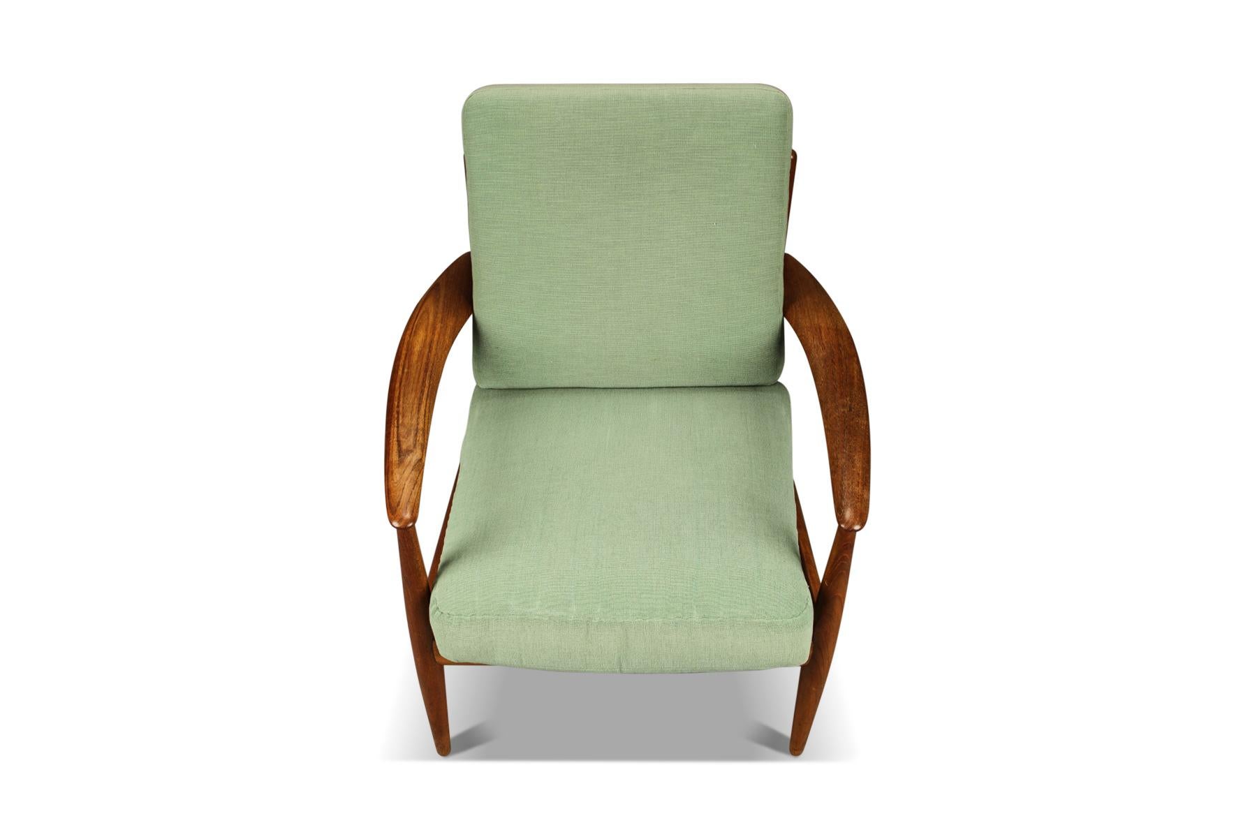 Danish Grete Jalk Lounge Chair in Teak For Sale
