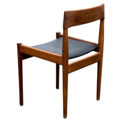 Grete Jalk, Midcentury 8 Rosewood and Leather Chairs P Jeppesens Denmark 