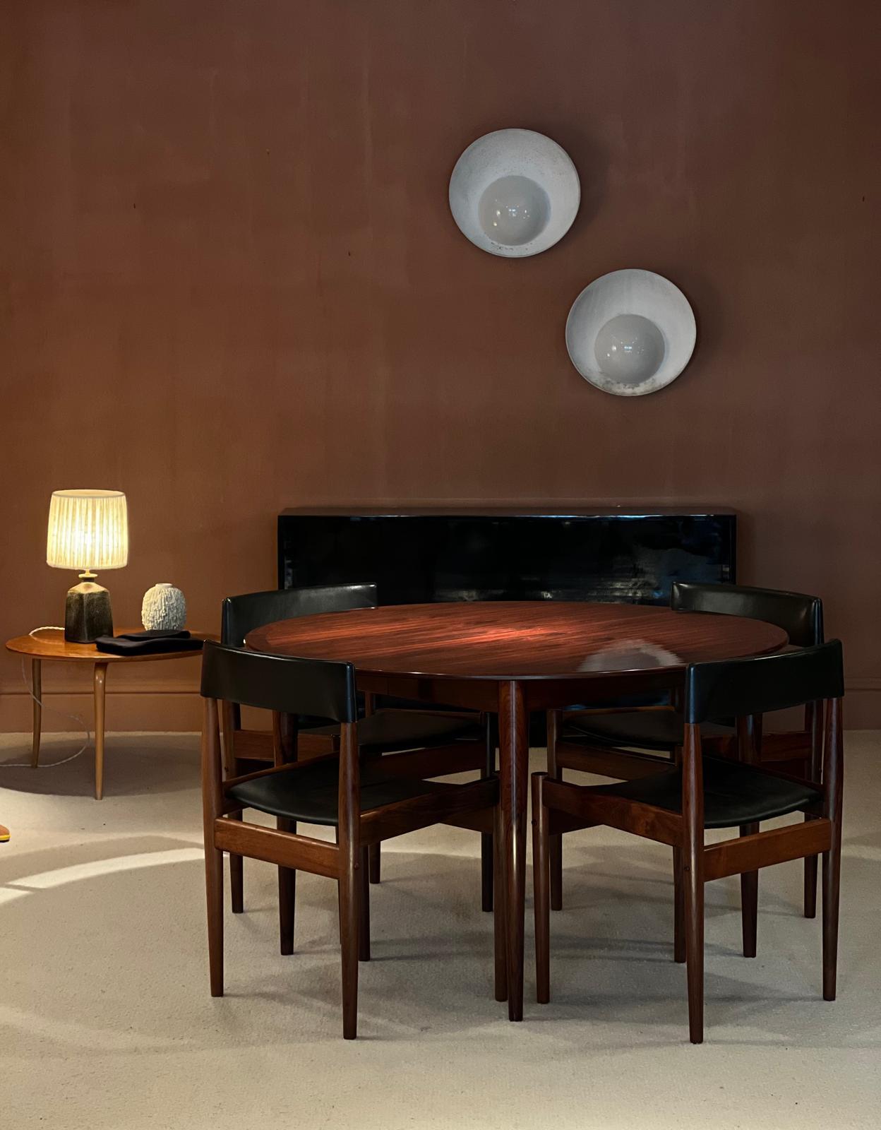 Danois Grete Jalk, Table en bois de rose du milieu du siècle P Jeppesens Danemark en vente