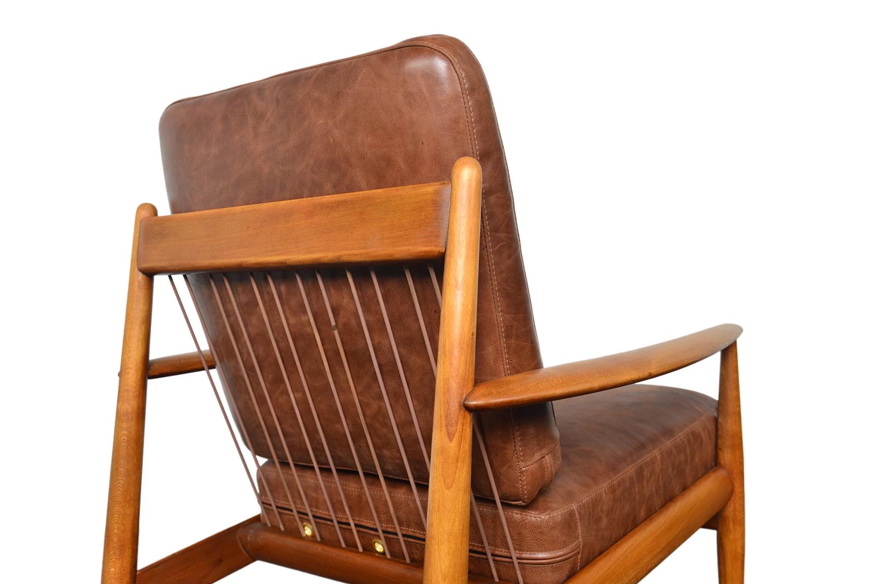 Grete Jalk Model 118 Lounge Chair In Beech 1