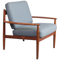 Grete Jalk Model 118 Rosewood Lounge Chair Danish 1960s