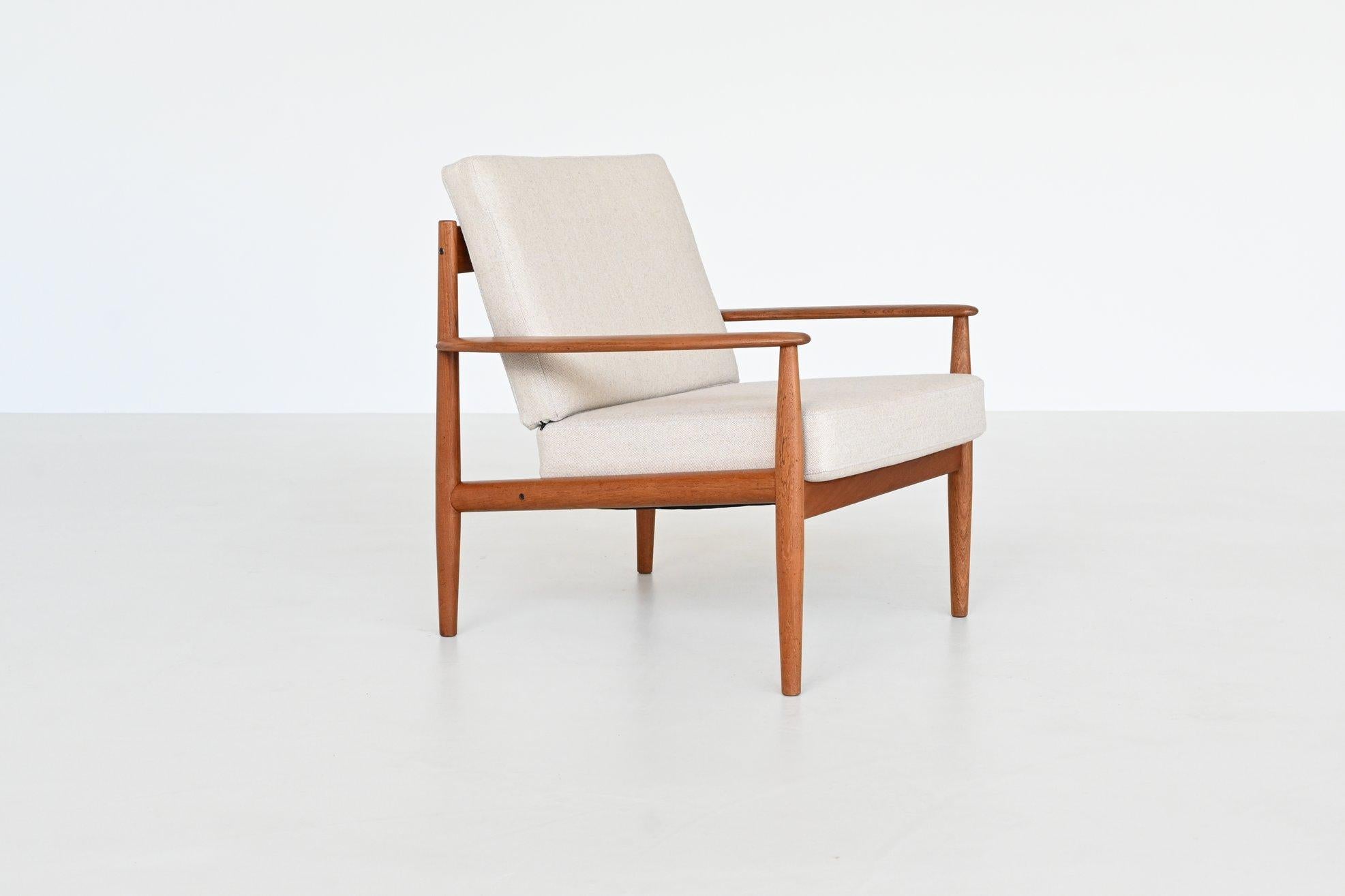 Grete Jalk model 128 lounge chair France & Son Denmark 1960 For Sale 8