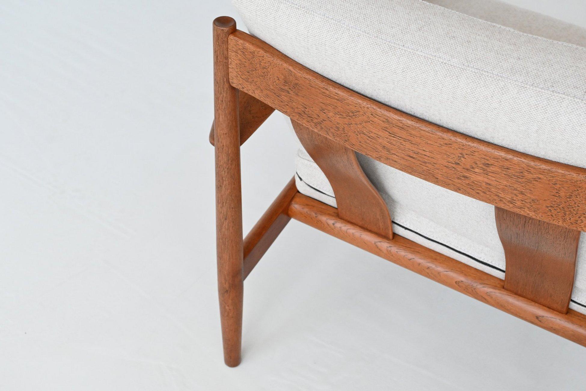 Chaise longue Grete Jalk modèle 128 en teck France & Son Danemark 1960 en vente 9